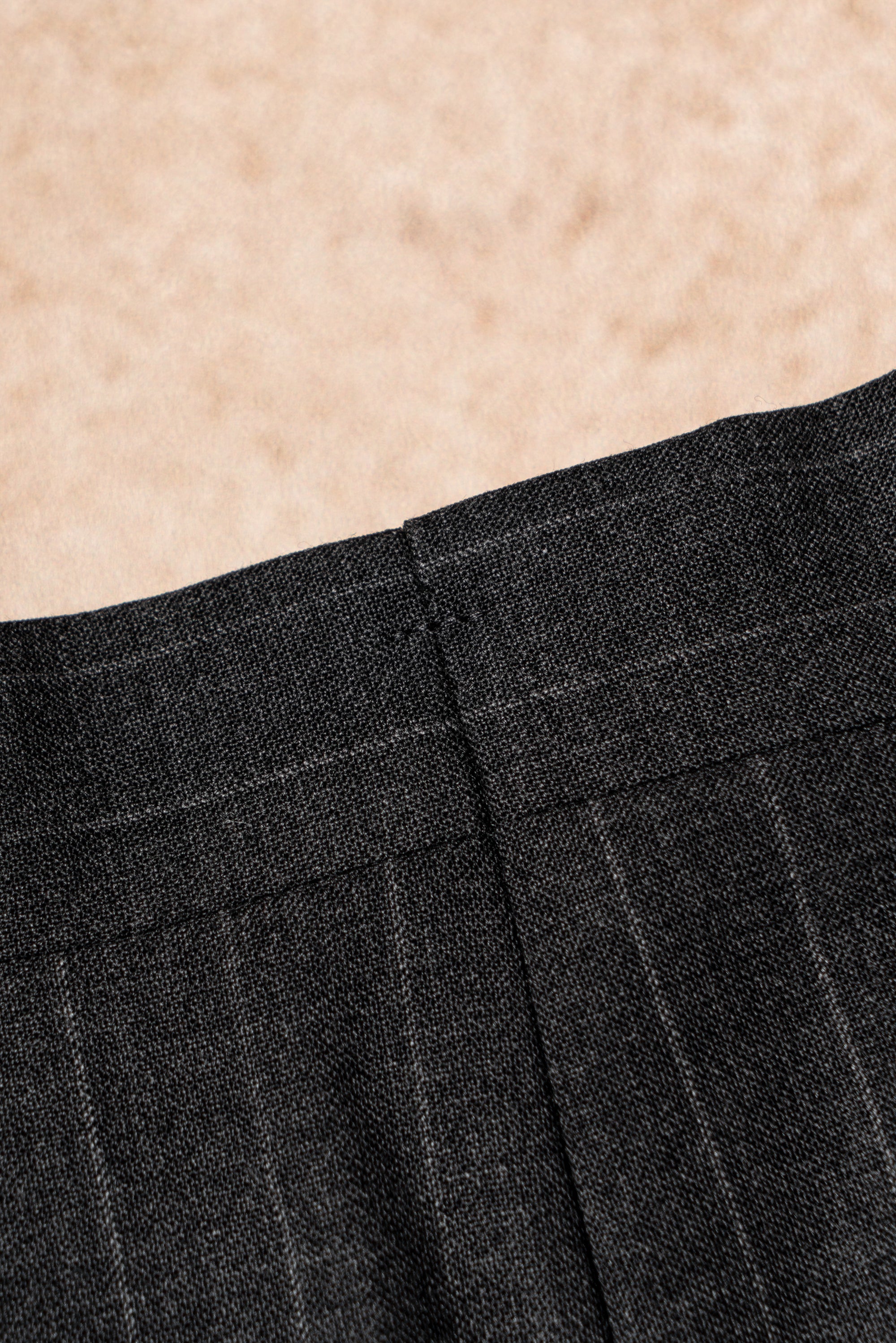 Mid Grey Pinstripe Wool Suit #306