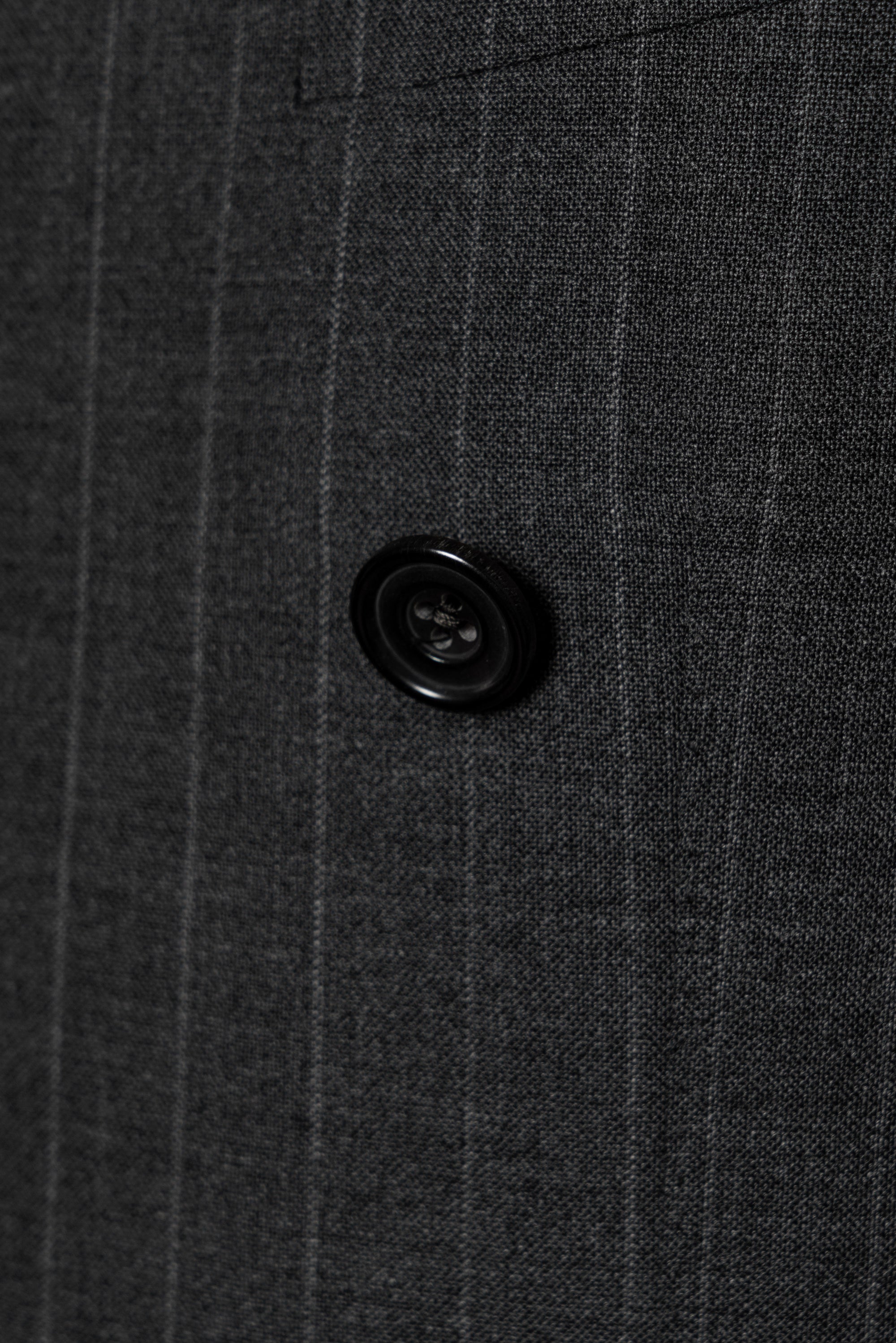 Mid Grey Pinstripe Wool Suit #306