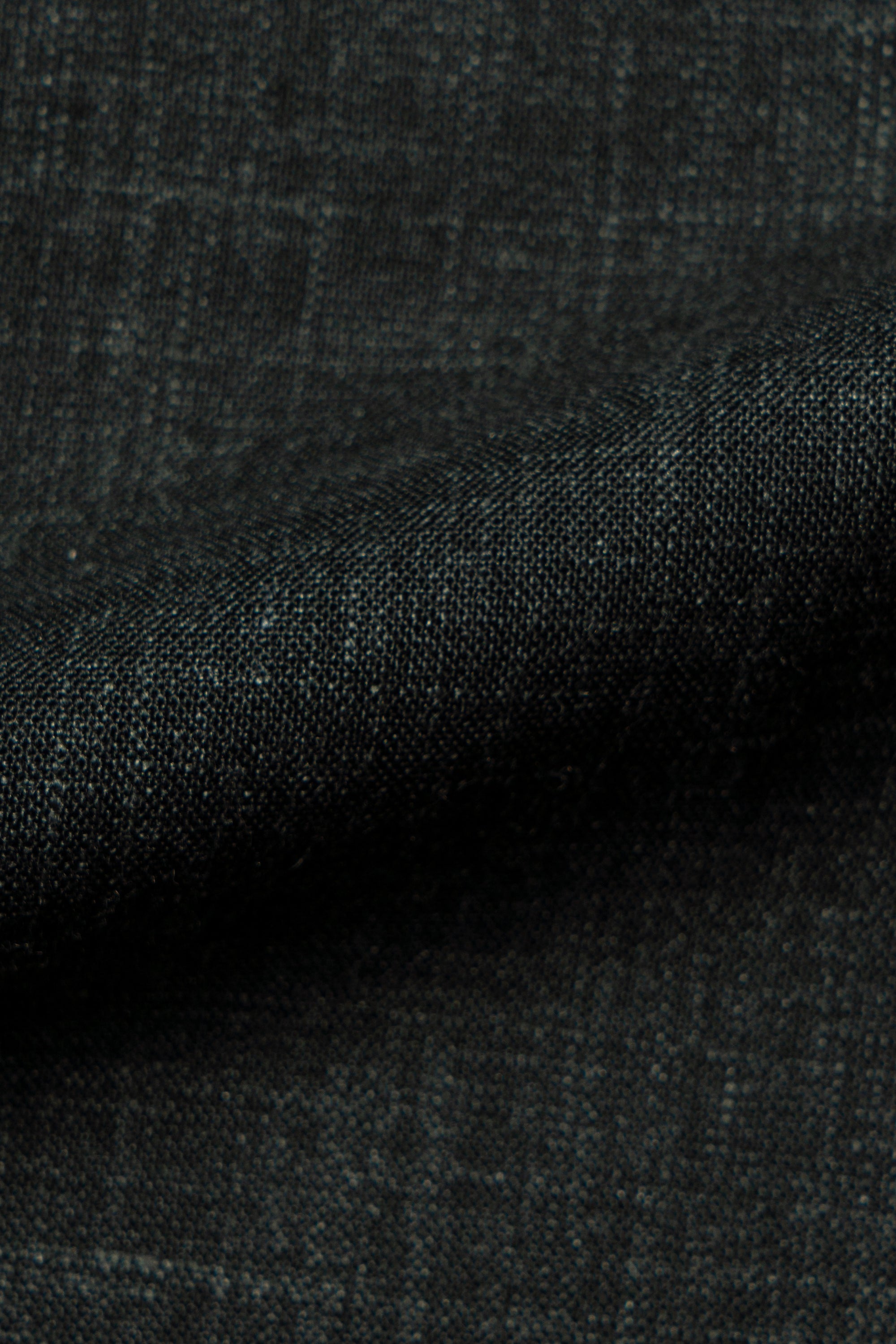 MTO Dark Green Wool Silk Linen Jacket