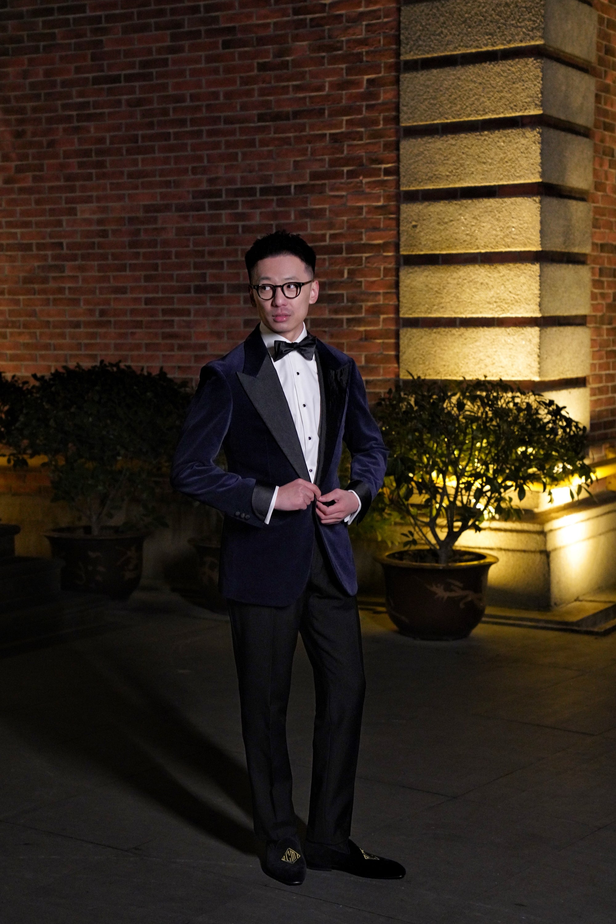 Midnight Velvet Peak Lapel Dinner Jacket #10