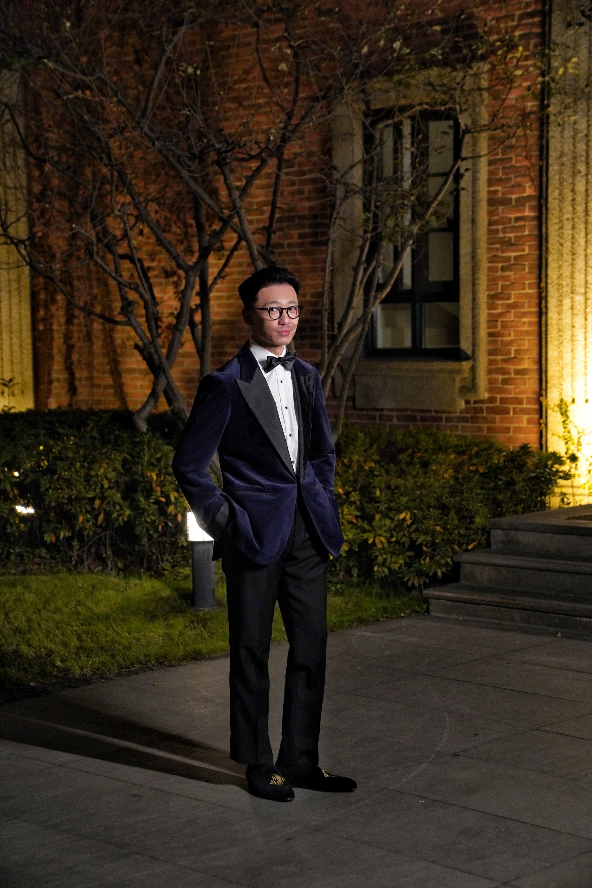 Midnight Velvet Peak Lapel Dinner Jacket #10