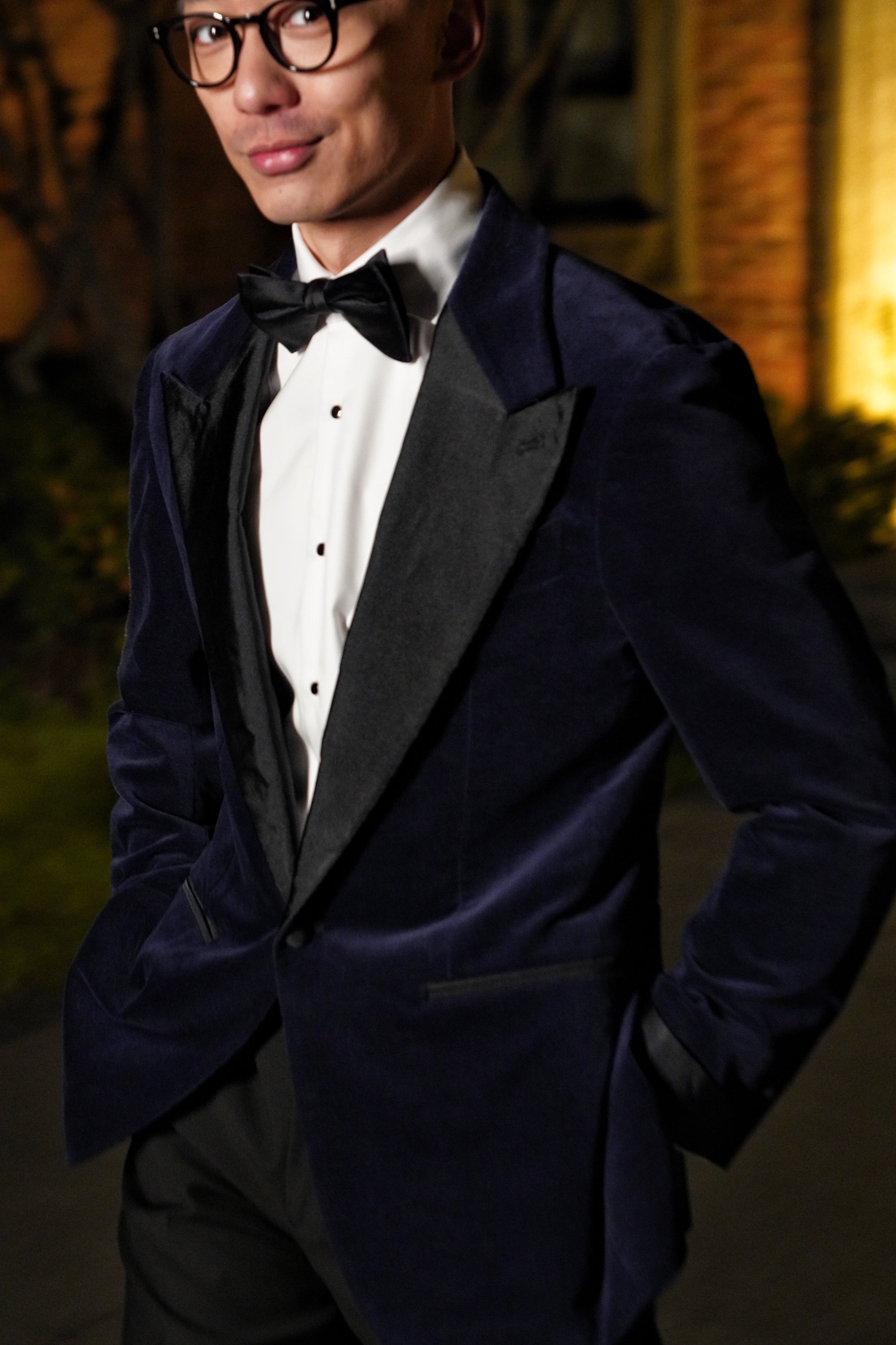 Midnight Velvet Peak Lapel Dinner Jacket #10