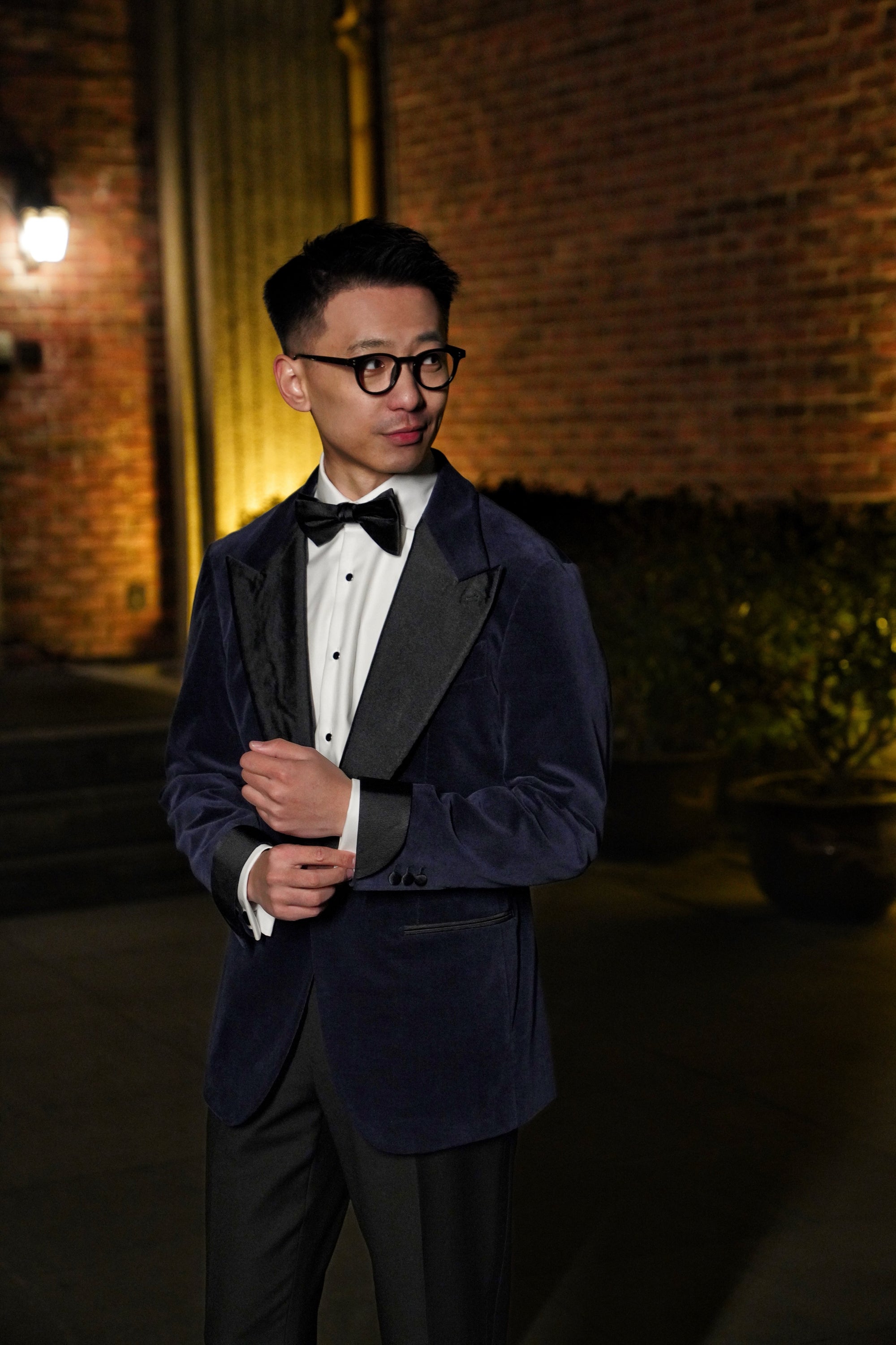 Midnight Velvet Peak Lapel Dinner Jacket #10