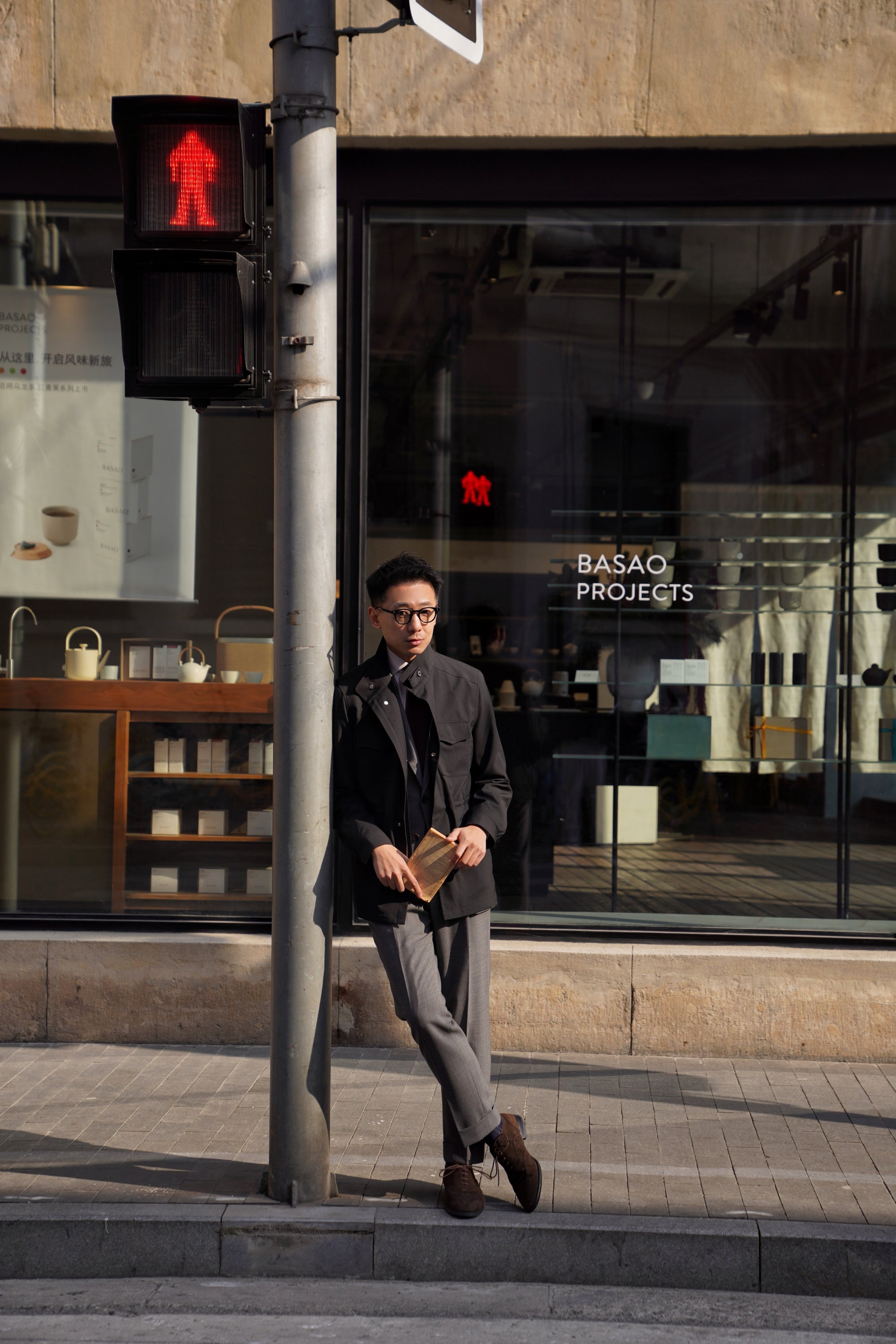 Black Wool Silk M65 Jacket