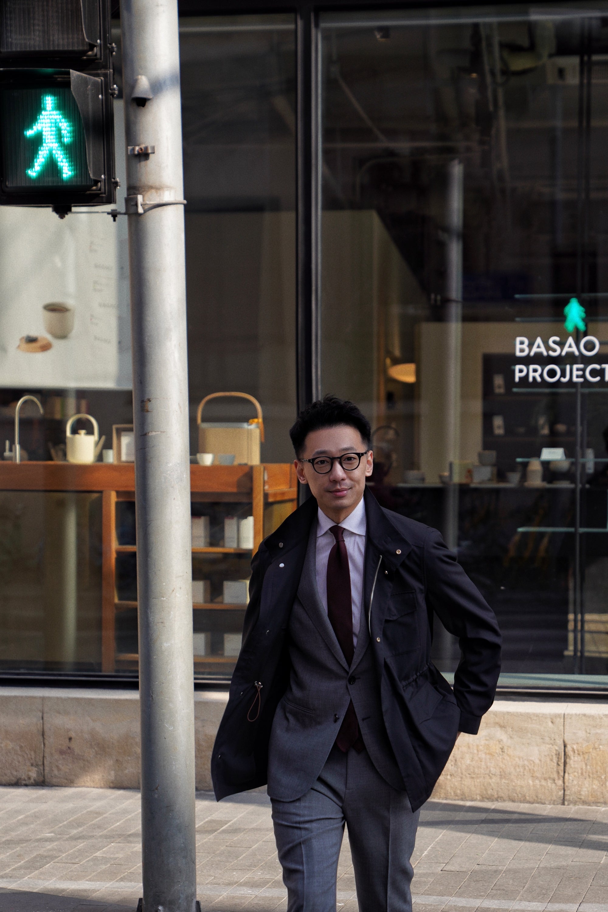 Black Wool Silk M65 Jacket
