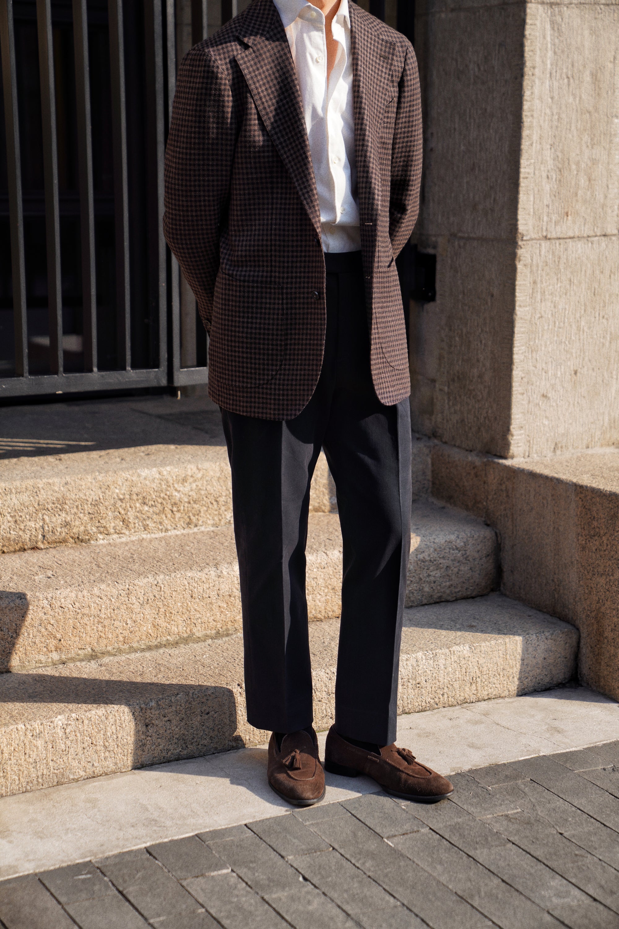 Navy Twill Cotton Trousers #72