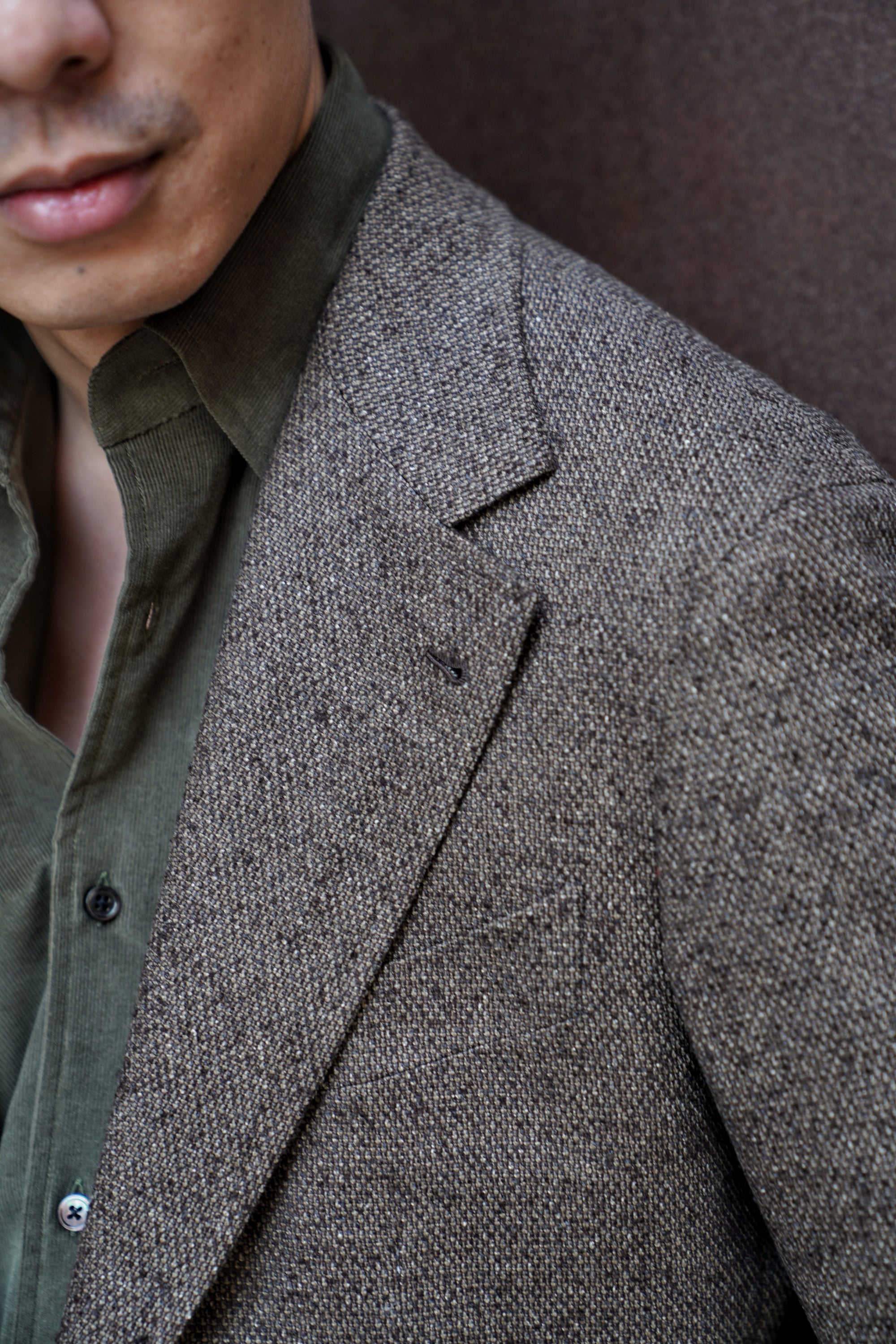 MTO Brown Birdseye Jacket #199