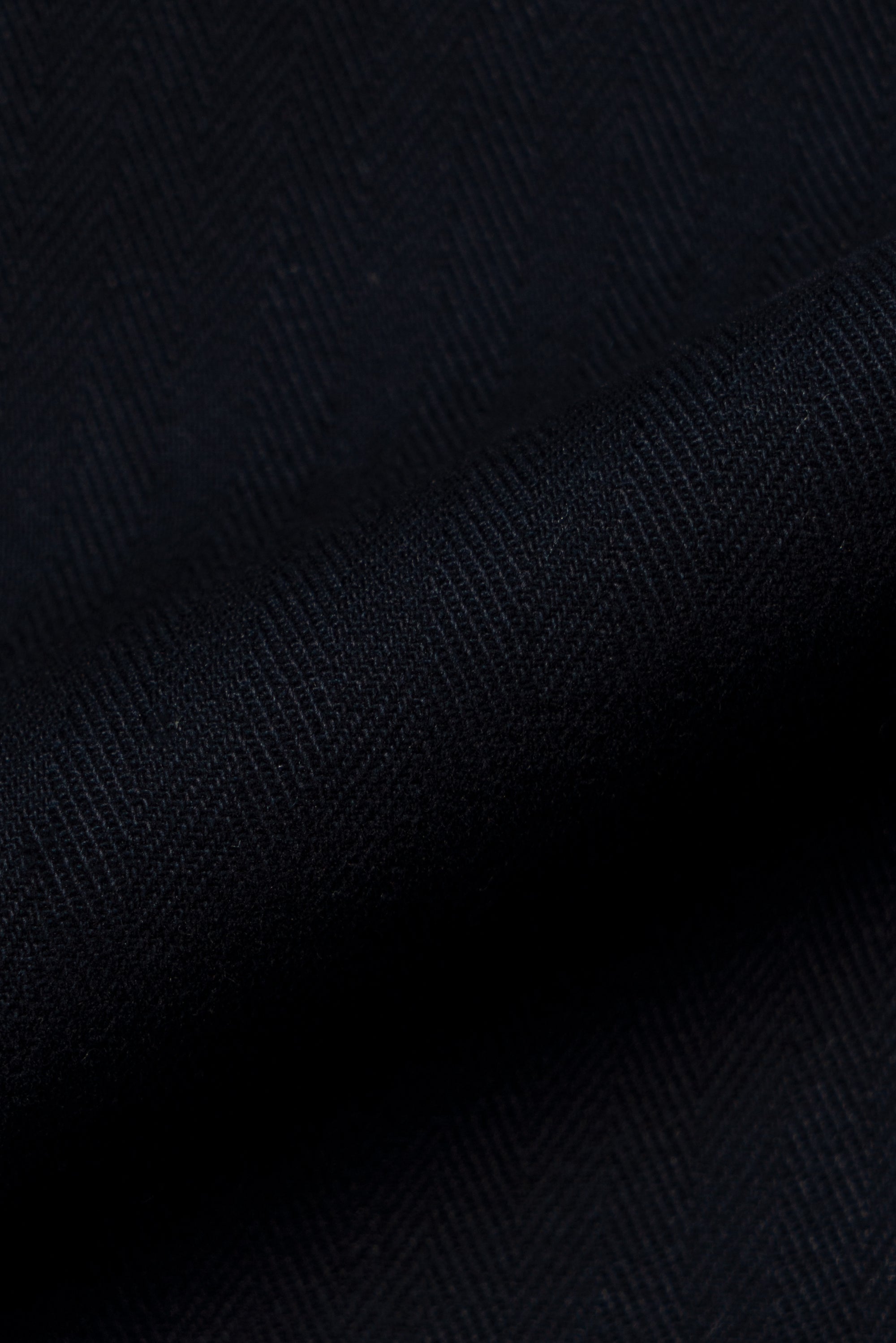Ink Blue Herringbone Cotton Hunting Jacket
