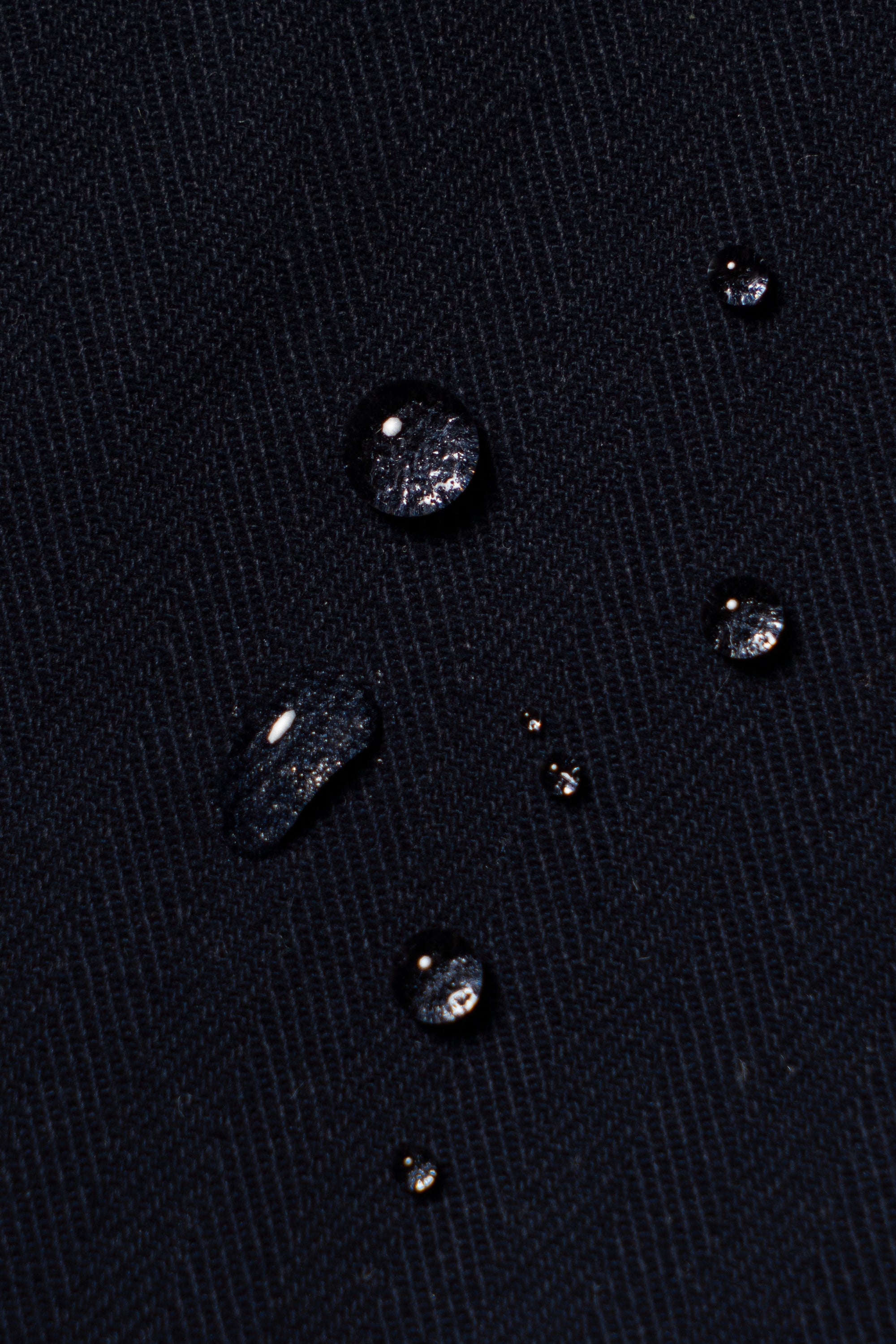 Ink Blue Herringbone Cotton Hunting Jacket