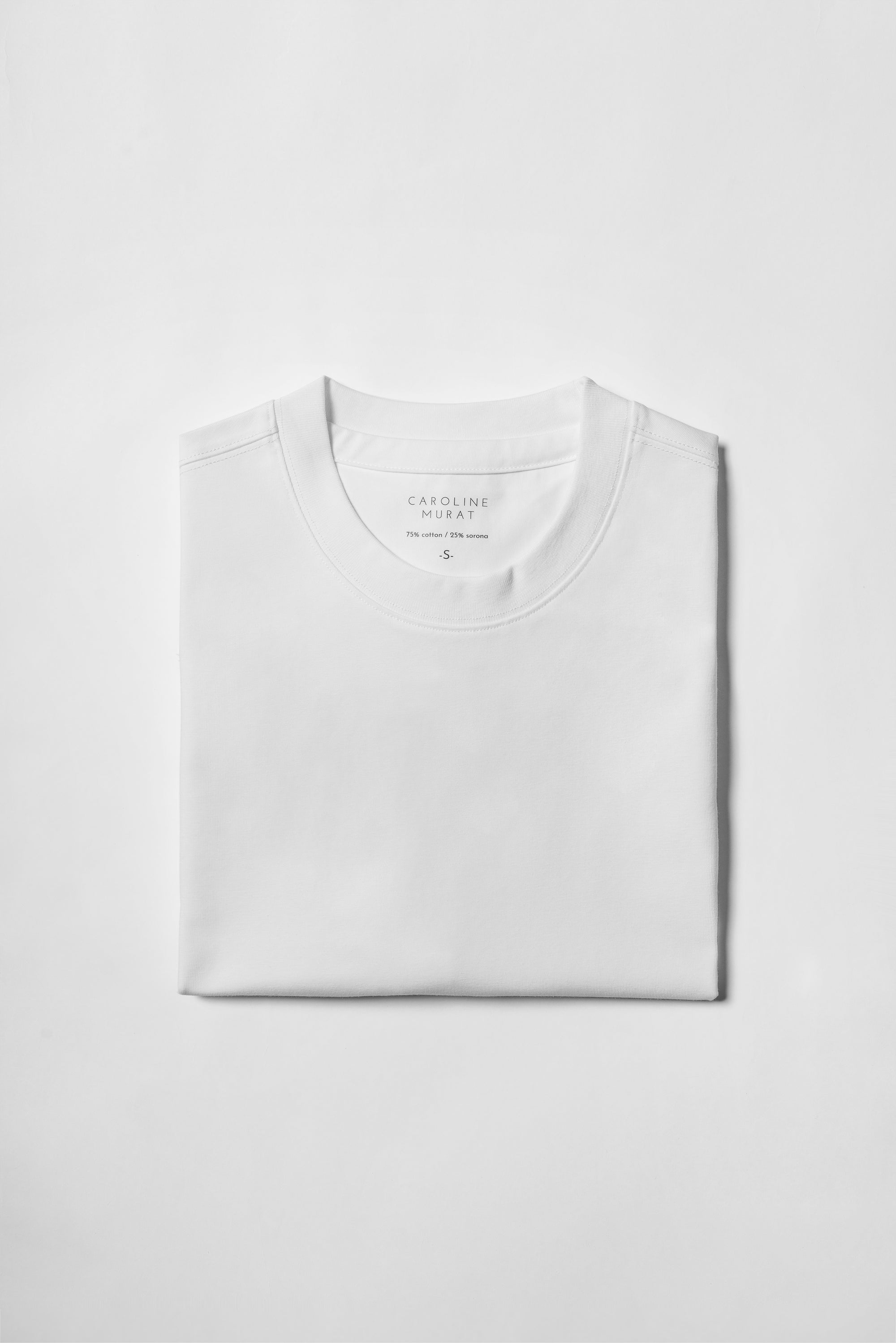 Cotton Blending Short Sleeve Crew Neck