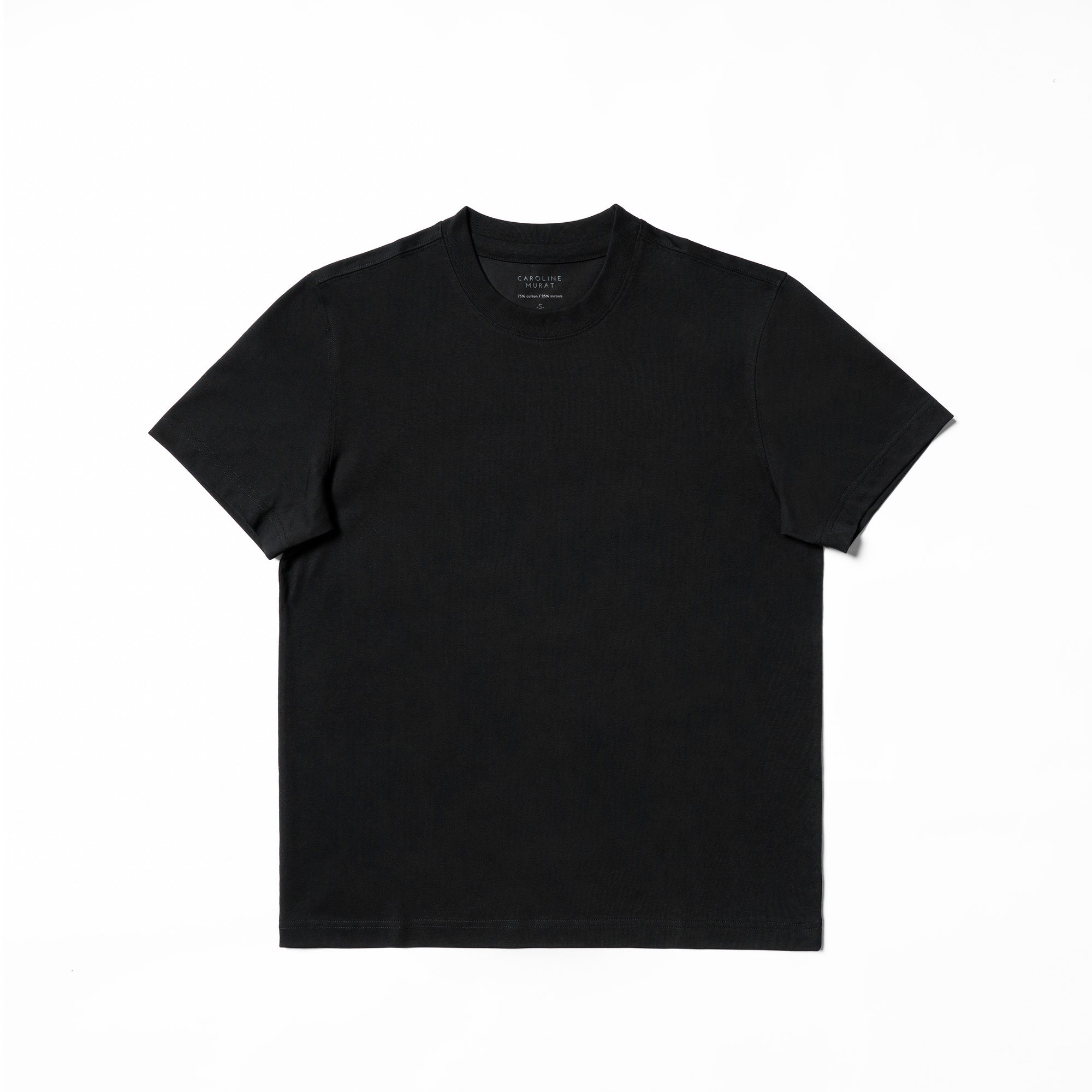 Cotton Blending Short Sleeve Crew Neck
