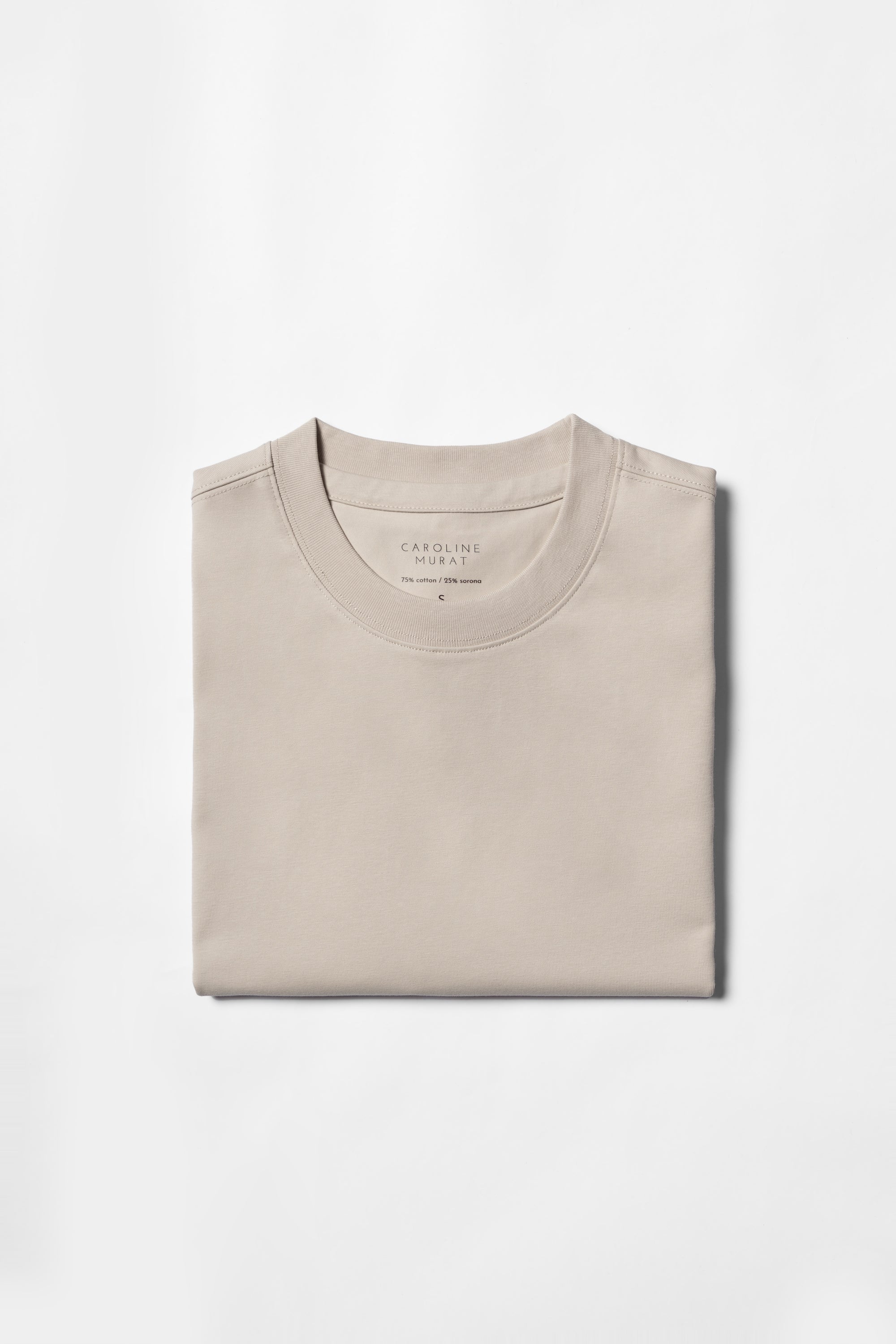 Cotton Blending Short Sleeve Crew Neck