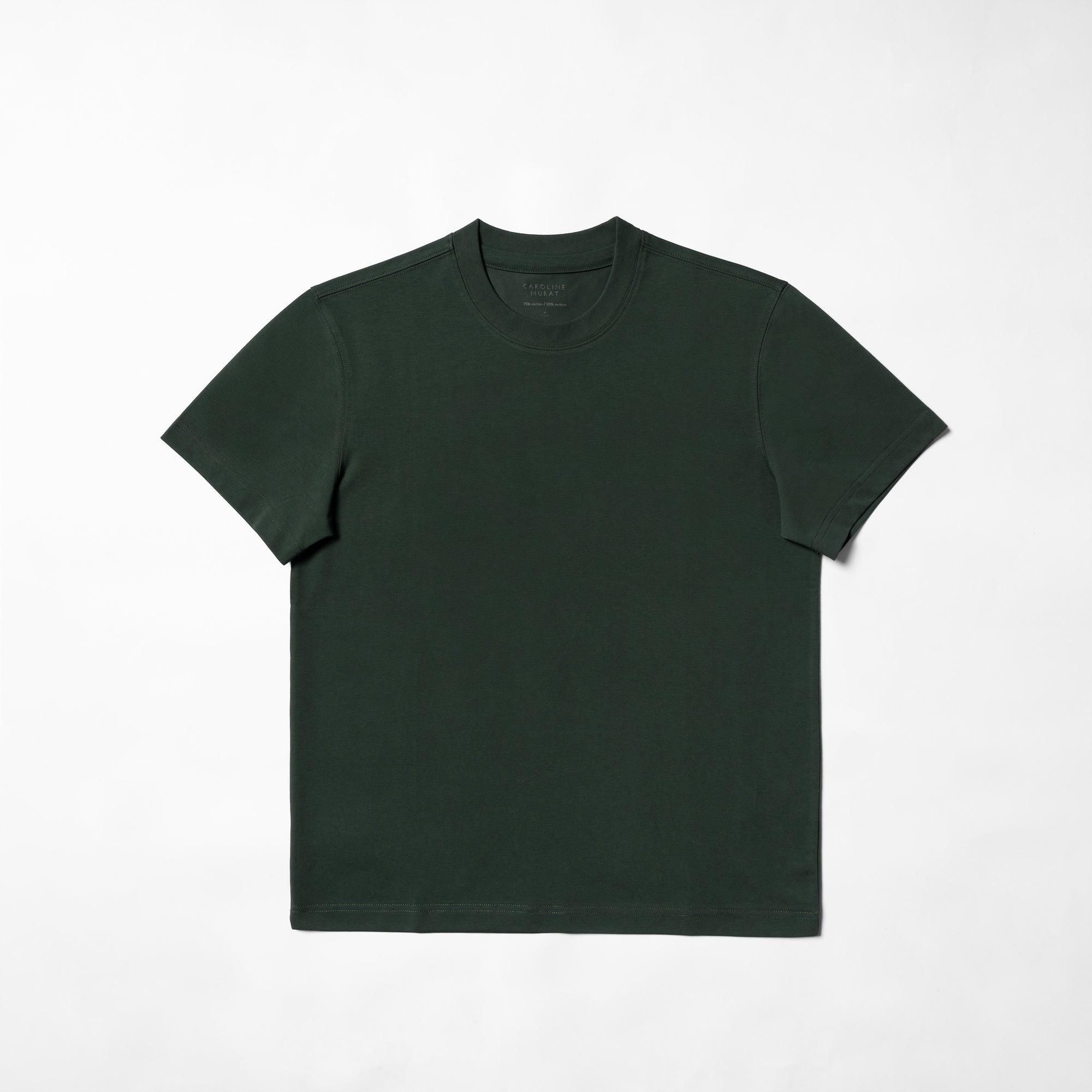 Cotton Blending Short Sleeve Crew Neck