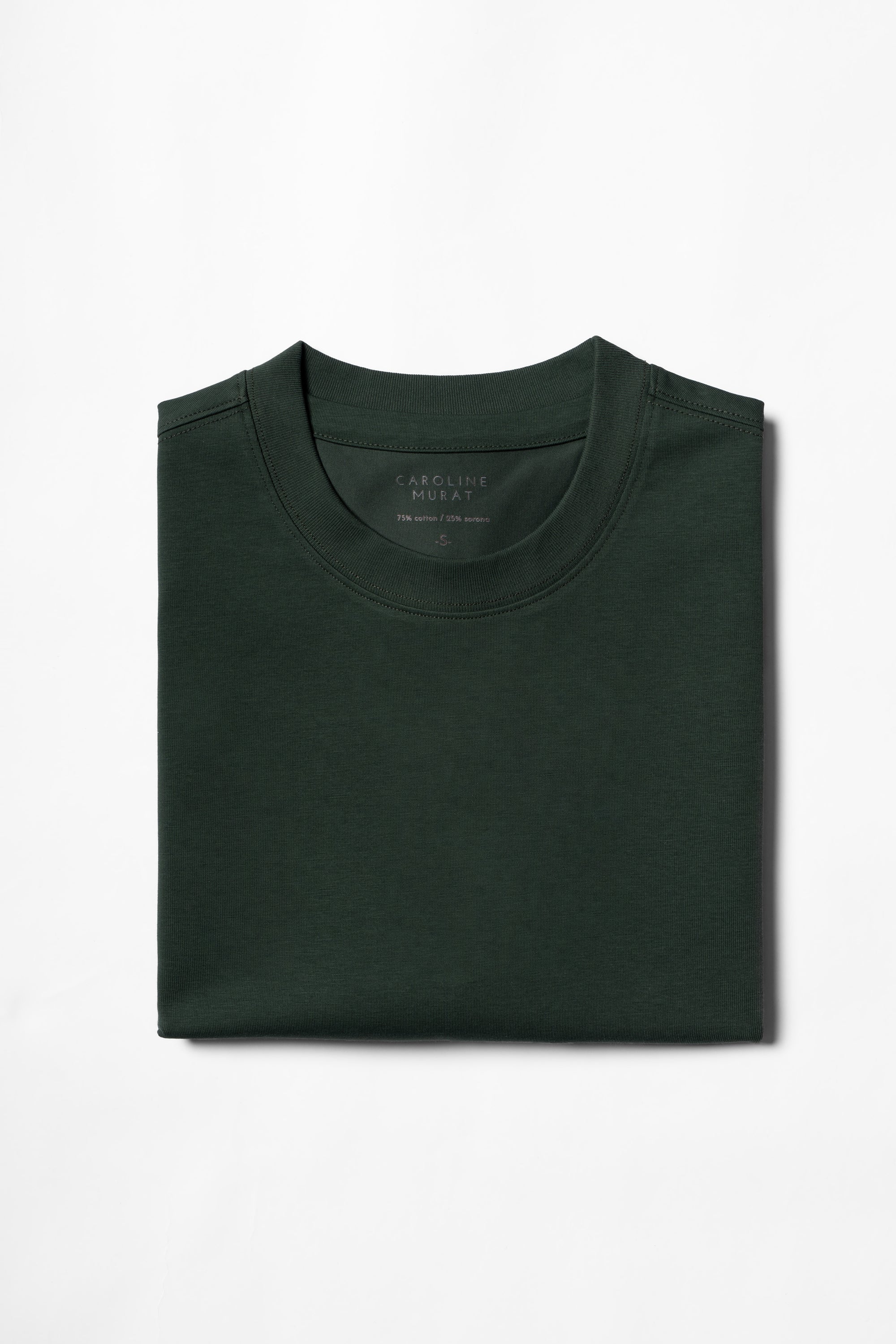 Cotton Blending Short Sleeve Crew Neck