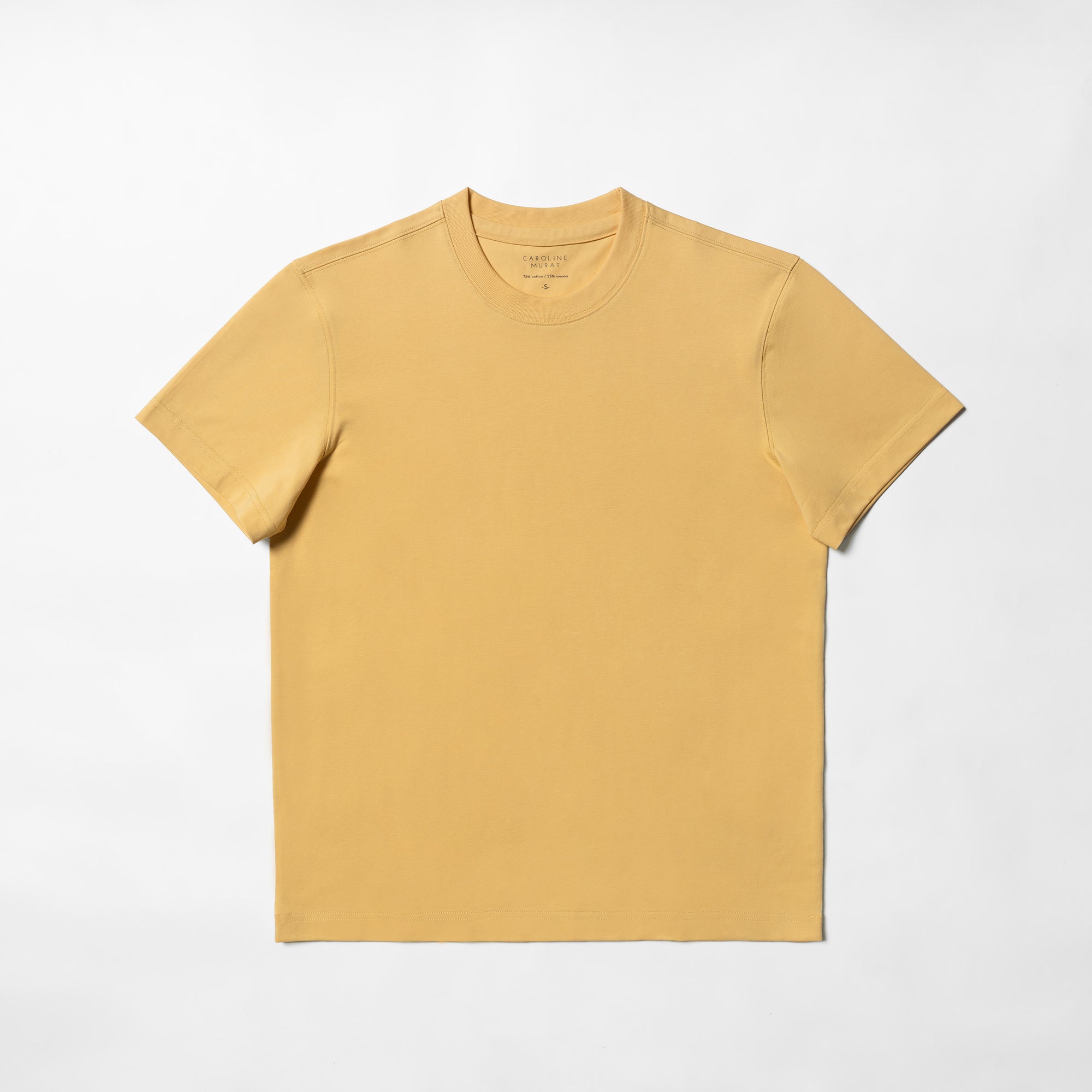 Cotton Blending Short Sleeve Crew Neck