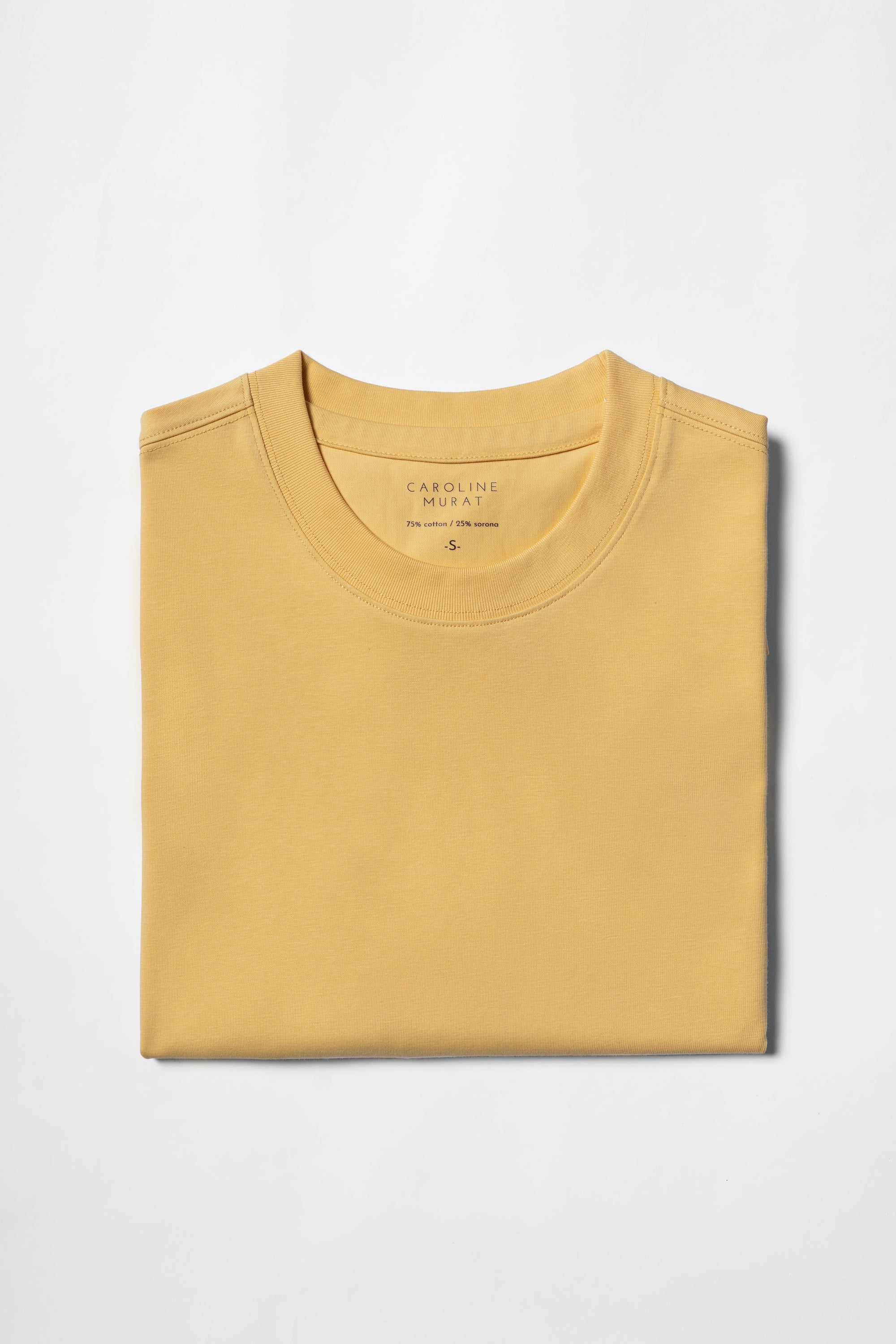 Cotton Blending Short Sleeve Crew Neck