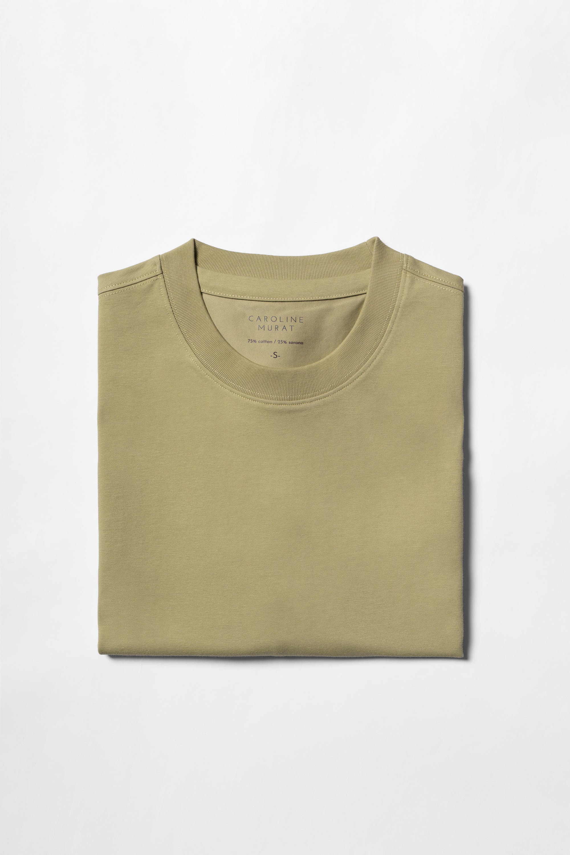 Cotton Blending Short Sleeve Crew Neck