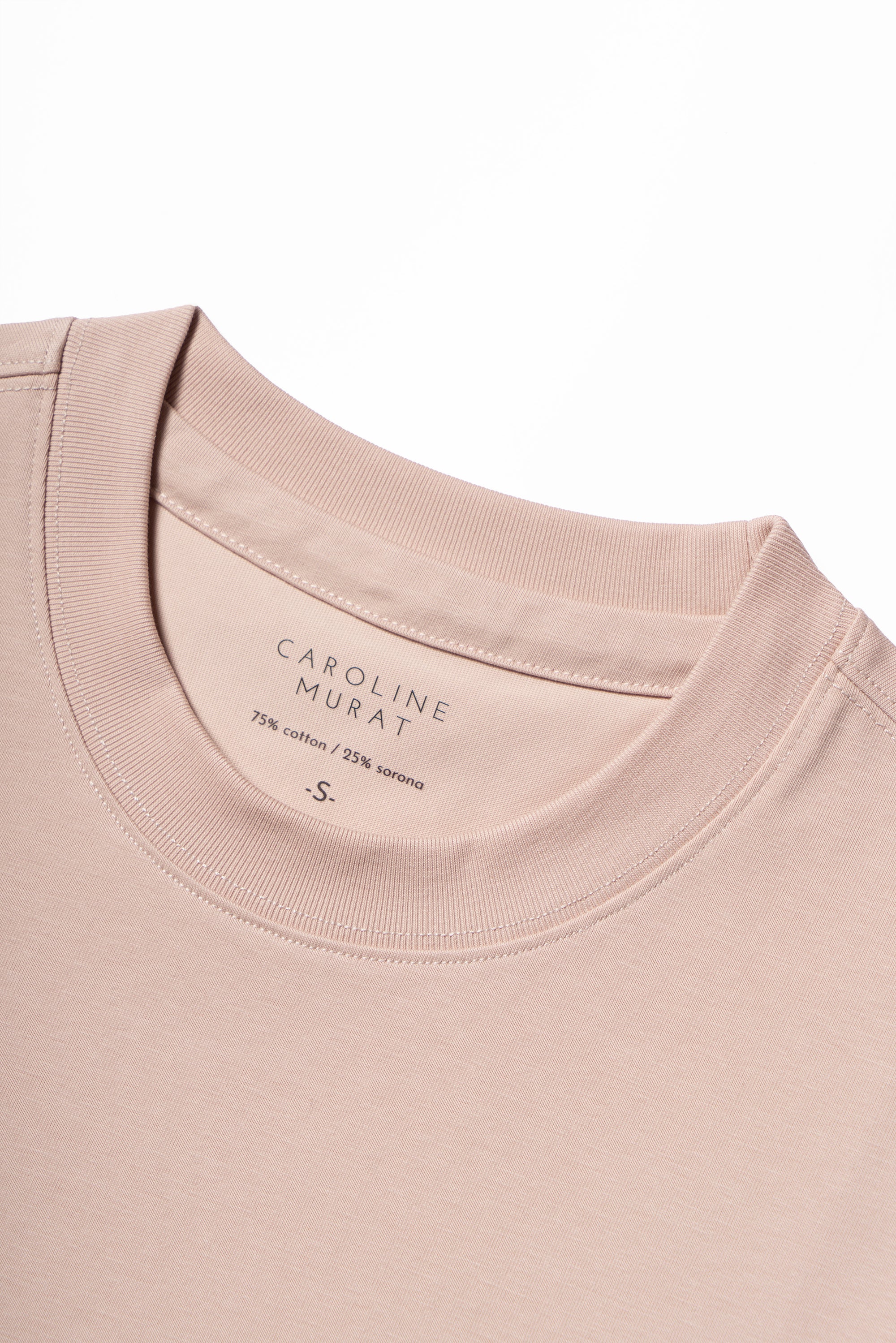 Cotton Blending Short Sleeve Crew Neck