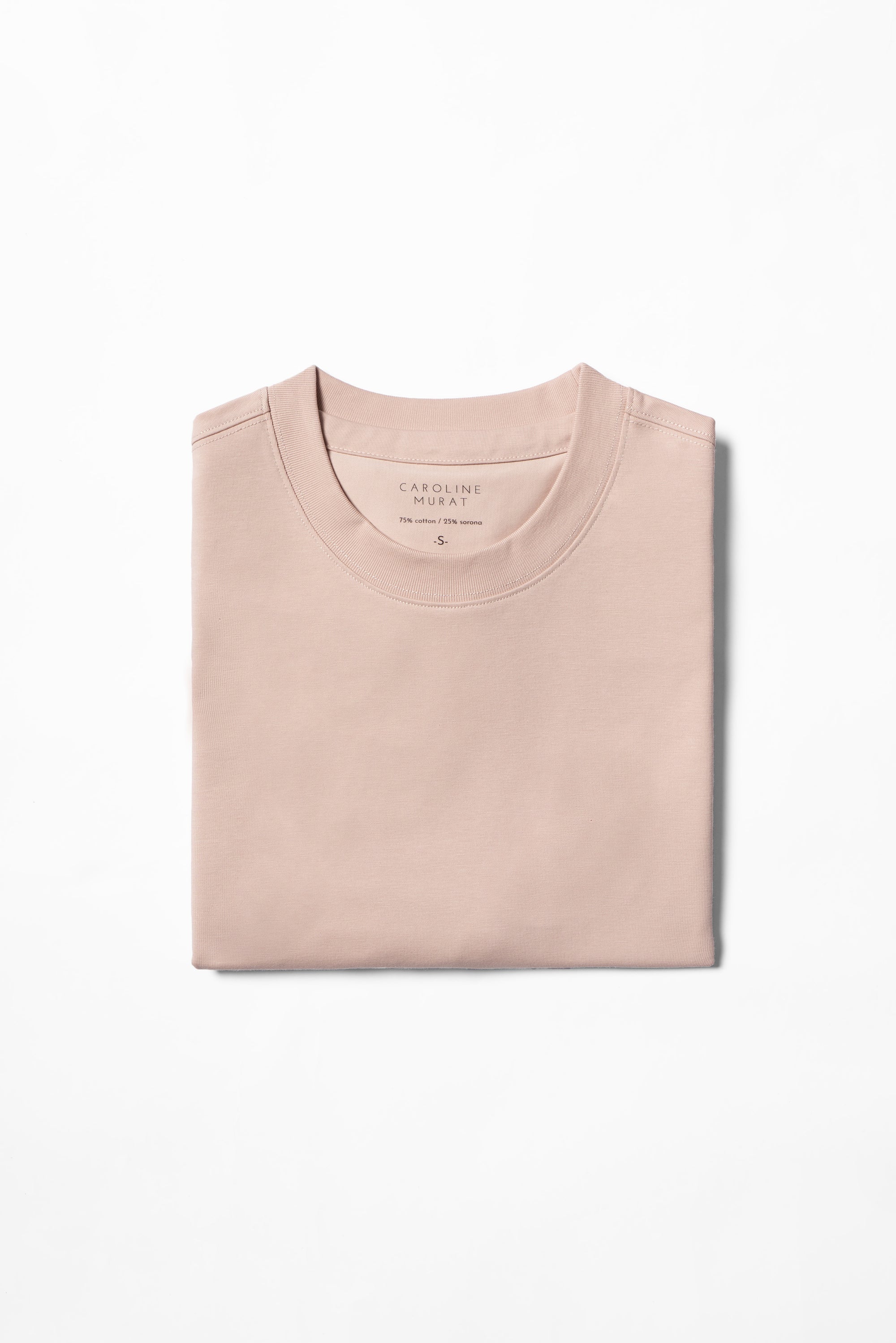 Cotton Blending Short Sleeve Crew Neck