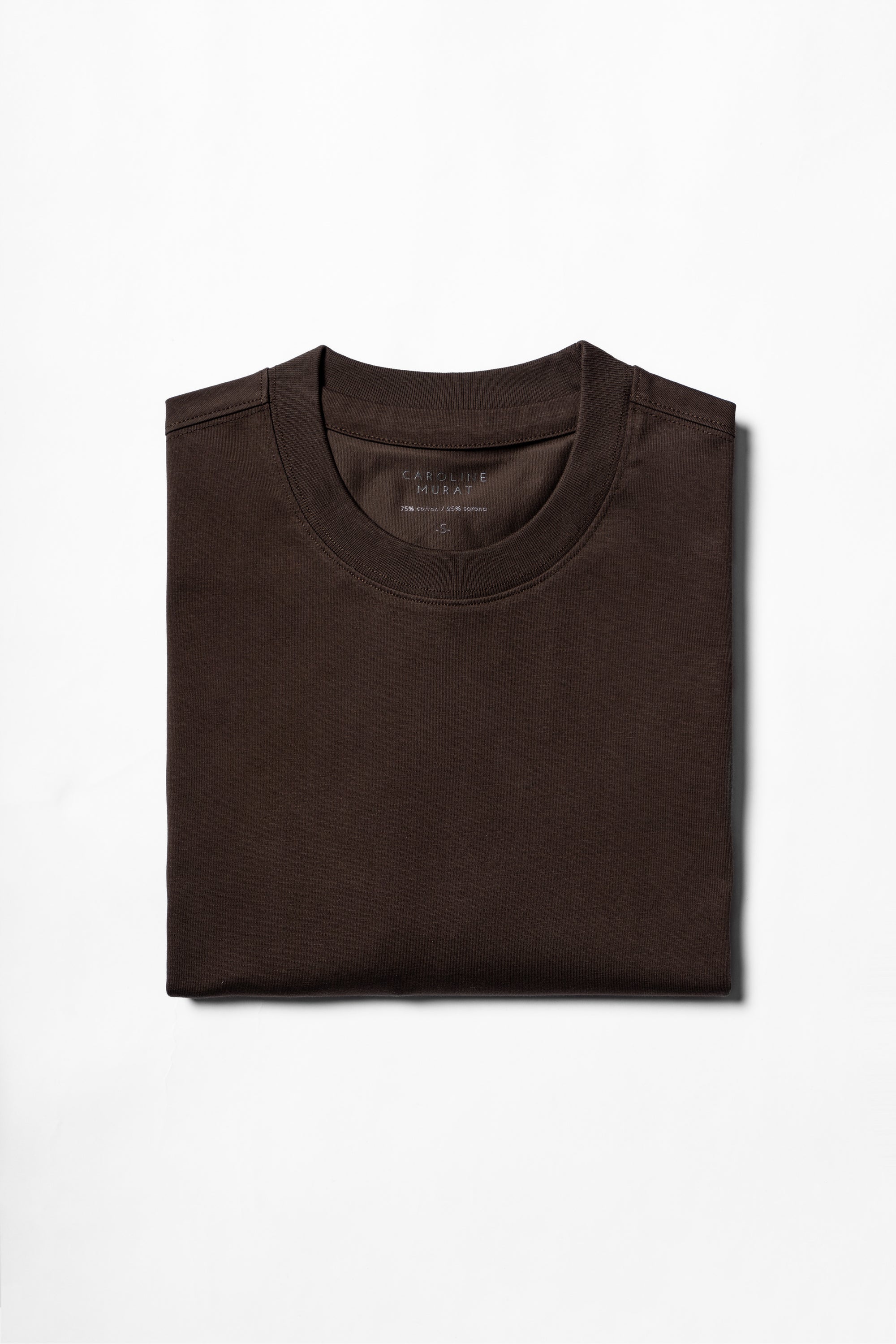 Cotton Blending Short Sleeve Crew Neck