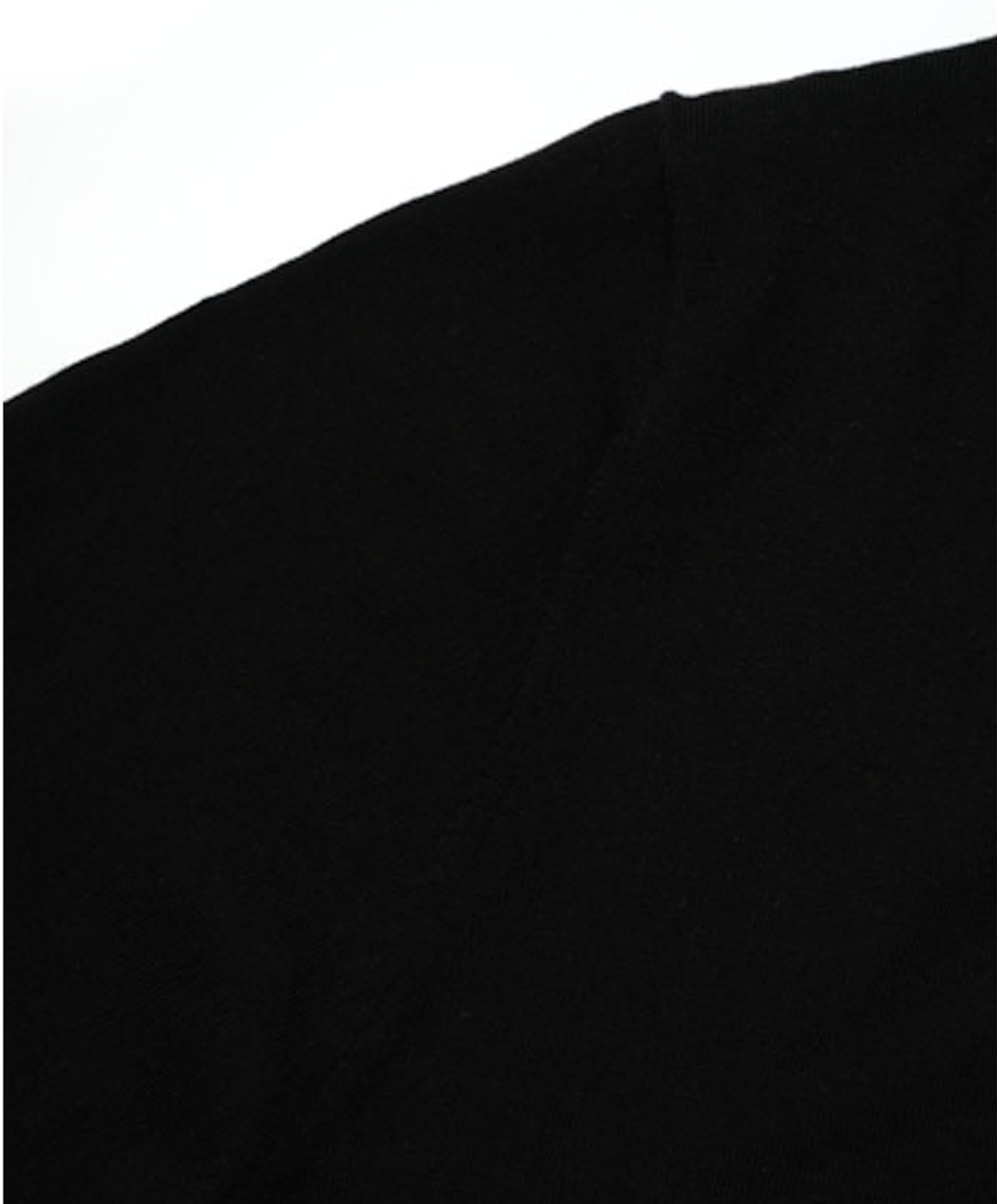 Black Long Sleeve Crew Neck Jumper