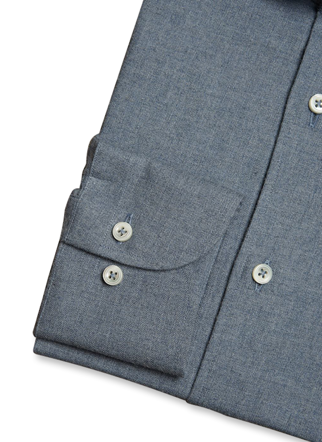 MTO Dark Blue Flannel Shirt