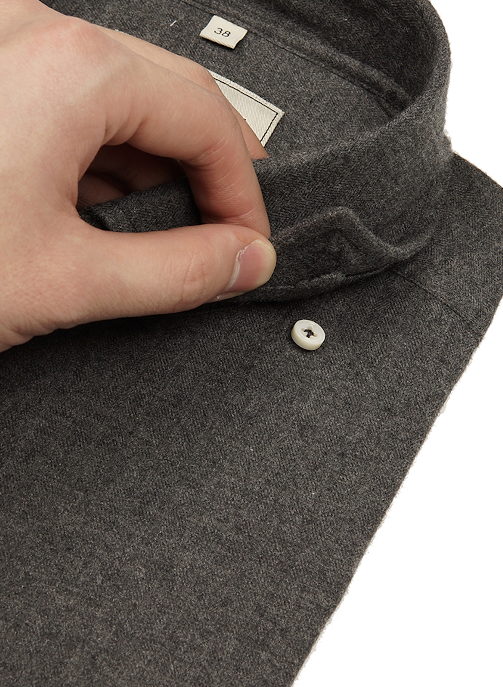 MTO Charcoal Flannel Shirt