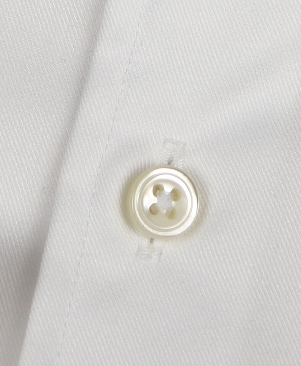 MTO White Twill Cotton Shirt