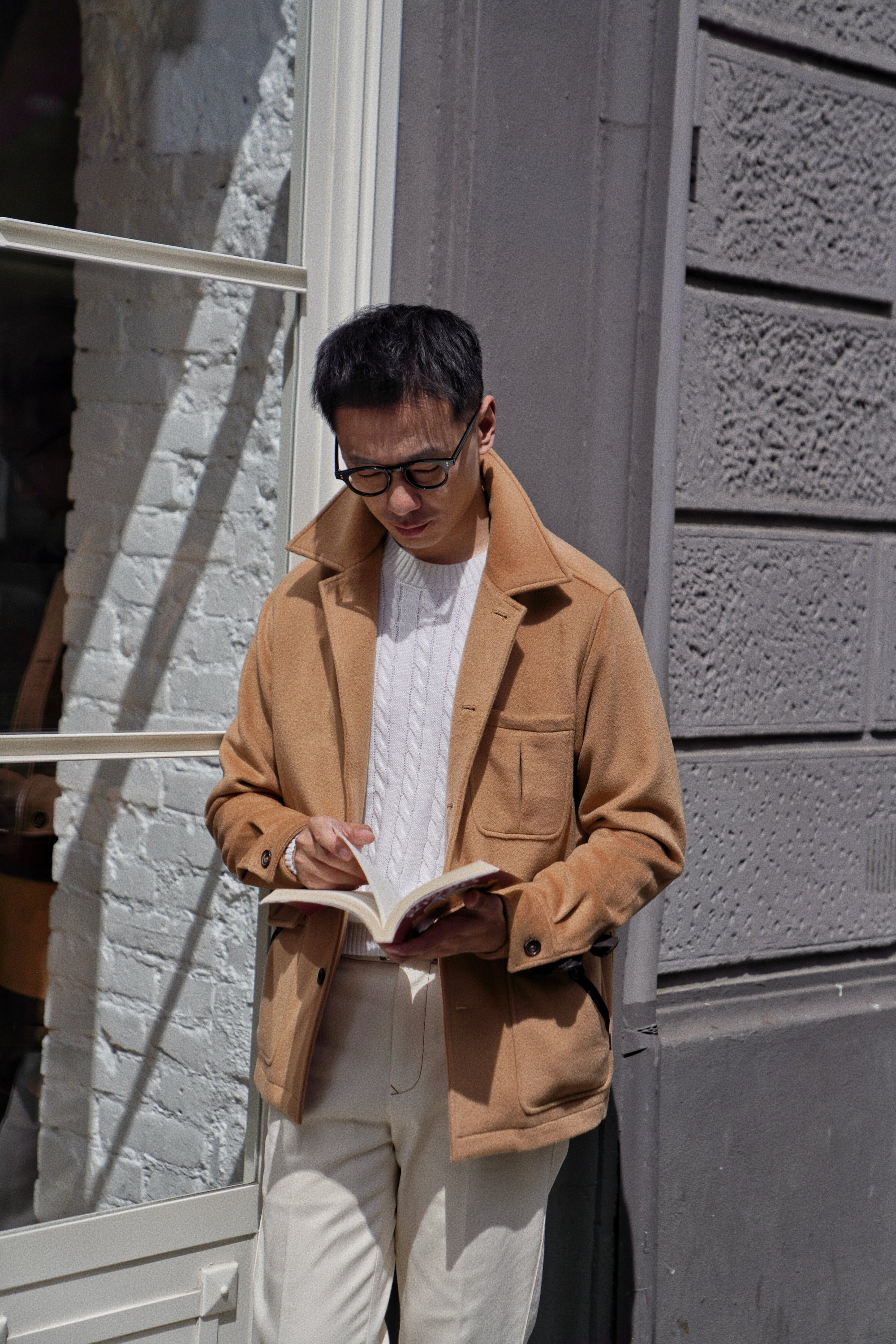 Camel Wool Chore Jacket