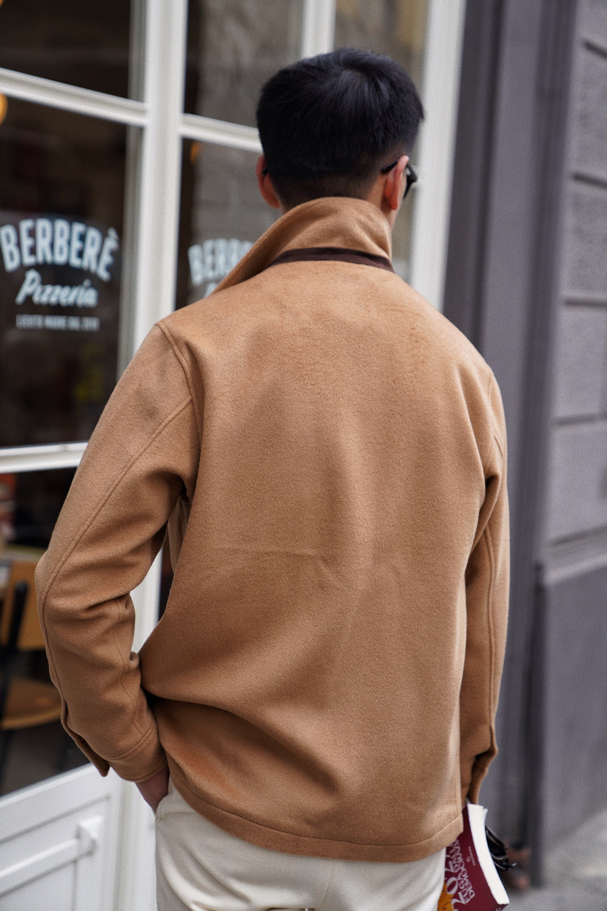 Camel Wool Chore Jacket