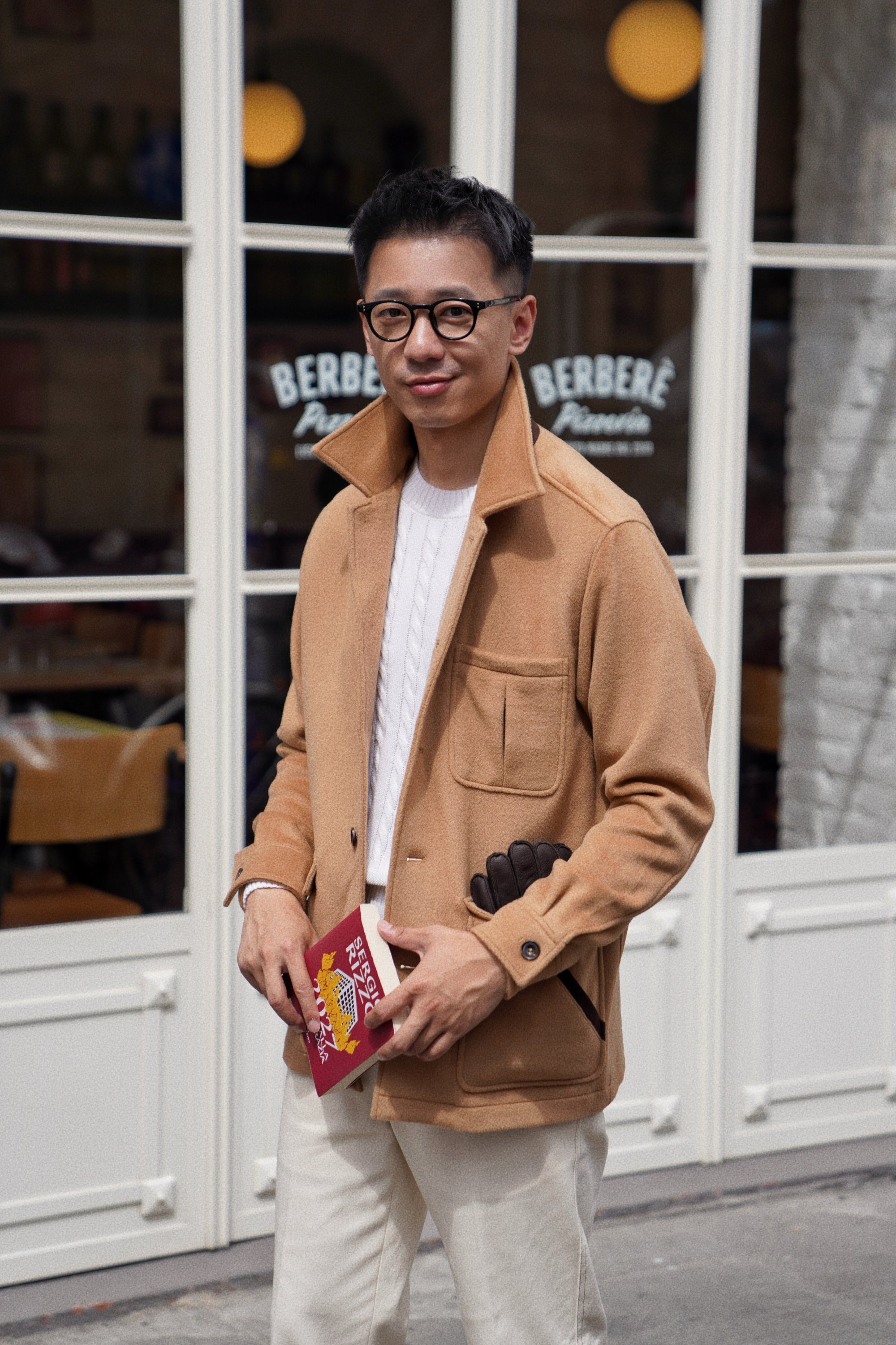 Camel Wool Chore Jacket