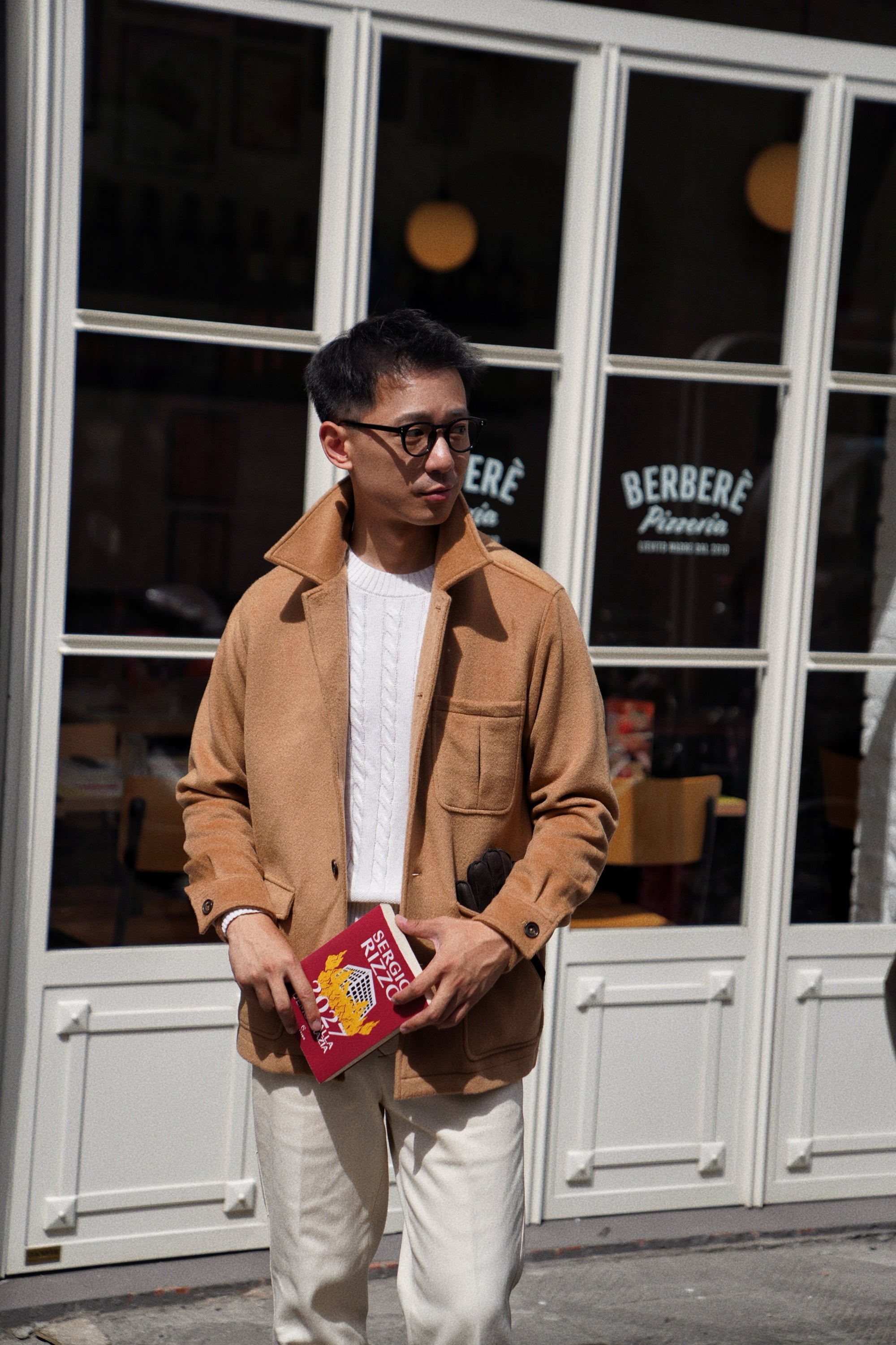 Camel Wool Chore Jacket