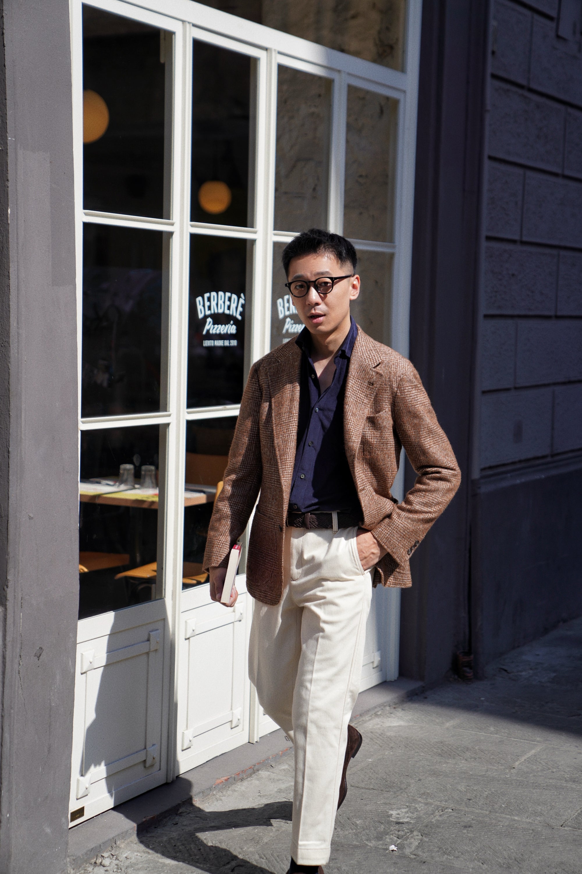 MTO Caramel Glen Check Camel Hair Silk Cashmere Jacket #368
