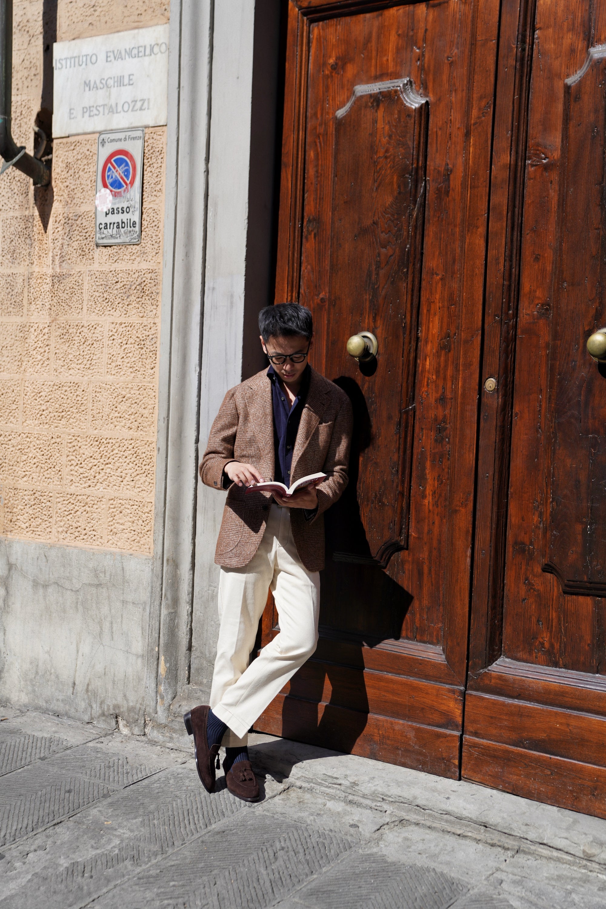 MTO Caramel Glen Check Camel Hair Silk Cashmere Jacket #368
