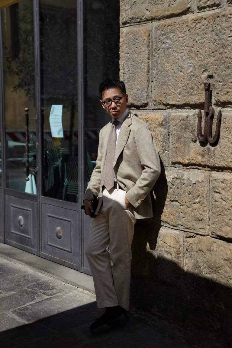 MTO Light Olive Cashmere Jacket #341