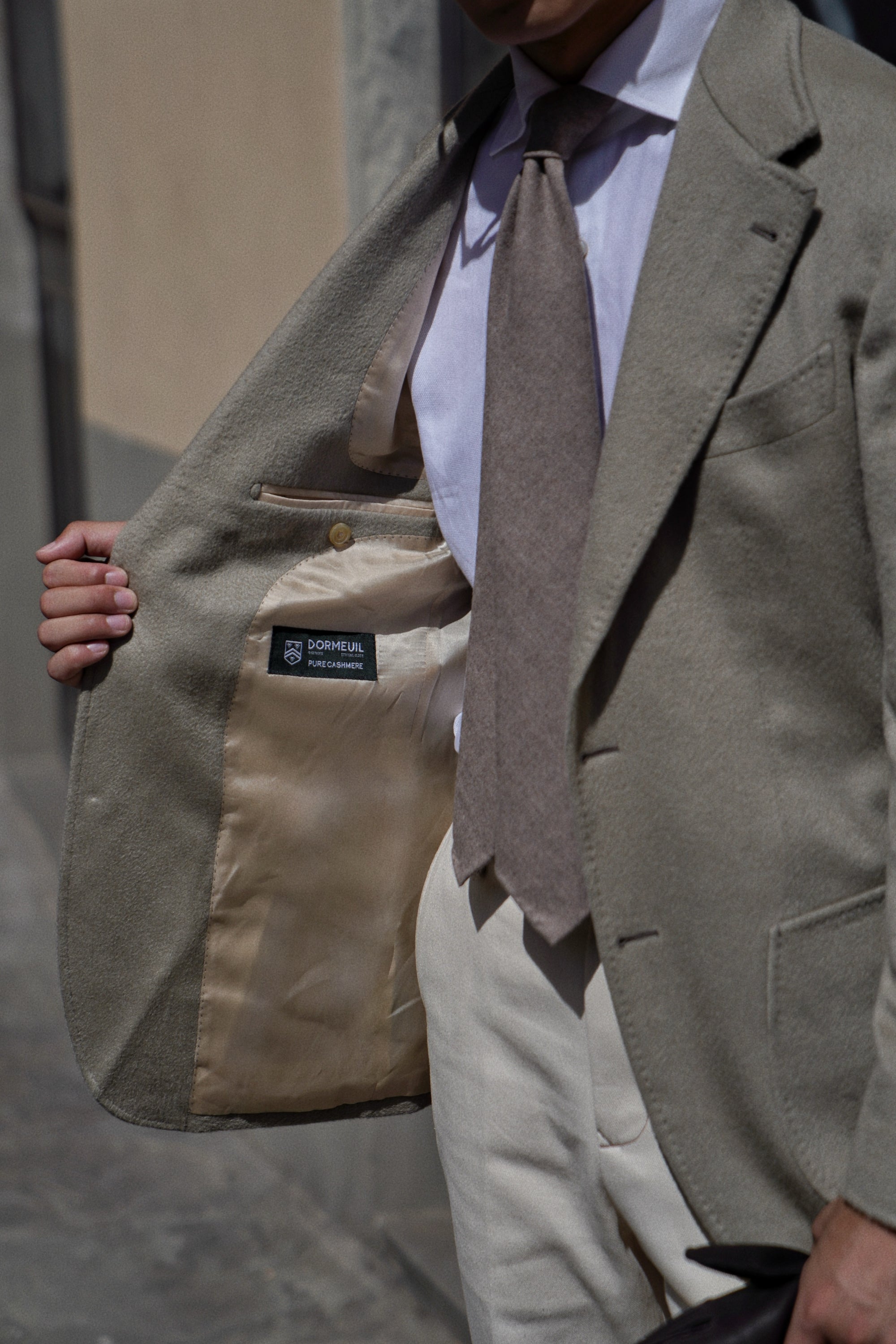 MTO Light Olive Cashmere Jacket #341