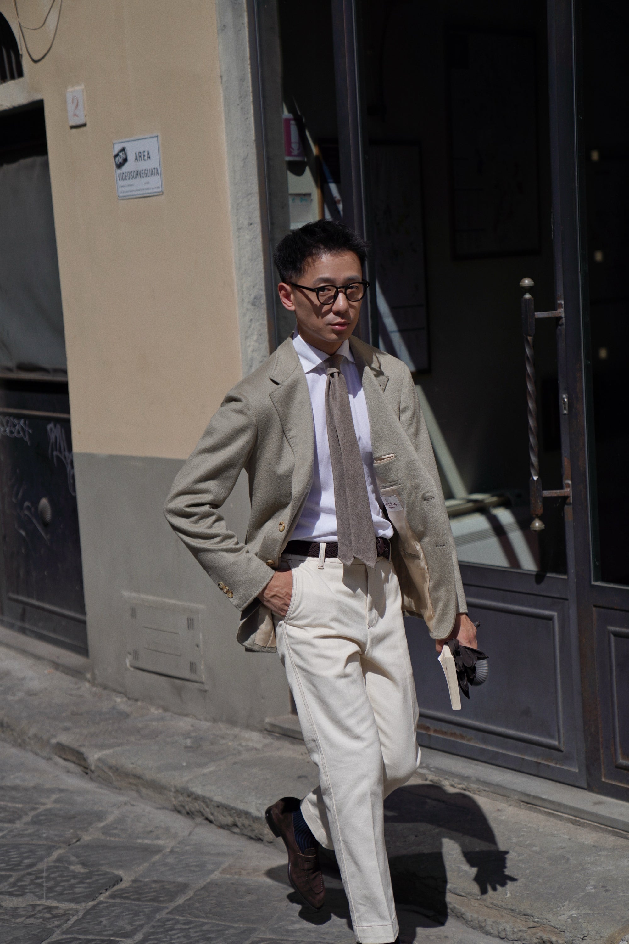 MTO Light Olive Cashmere Jacket #341