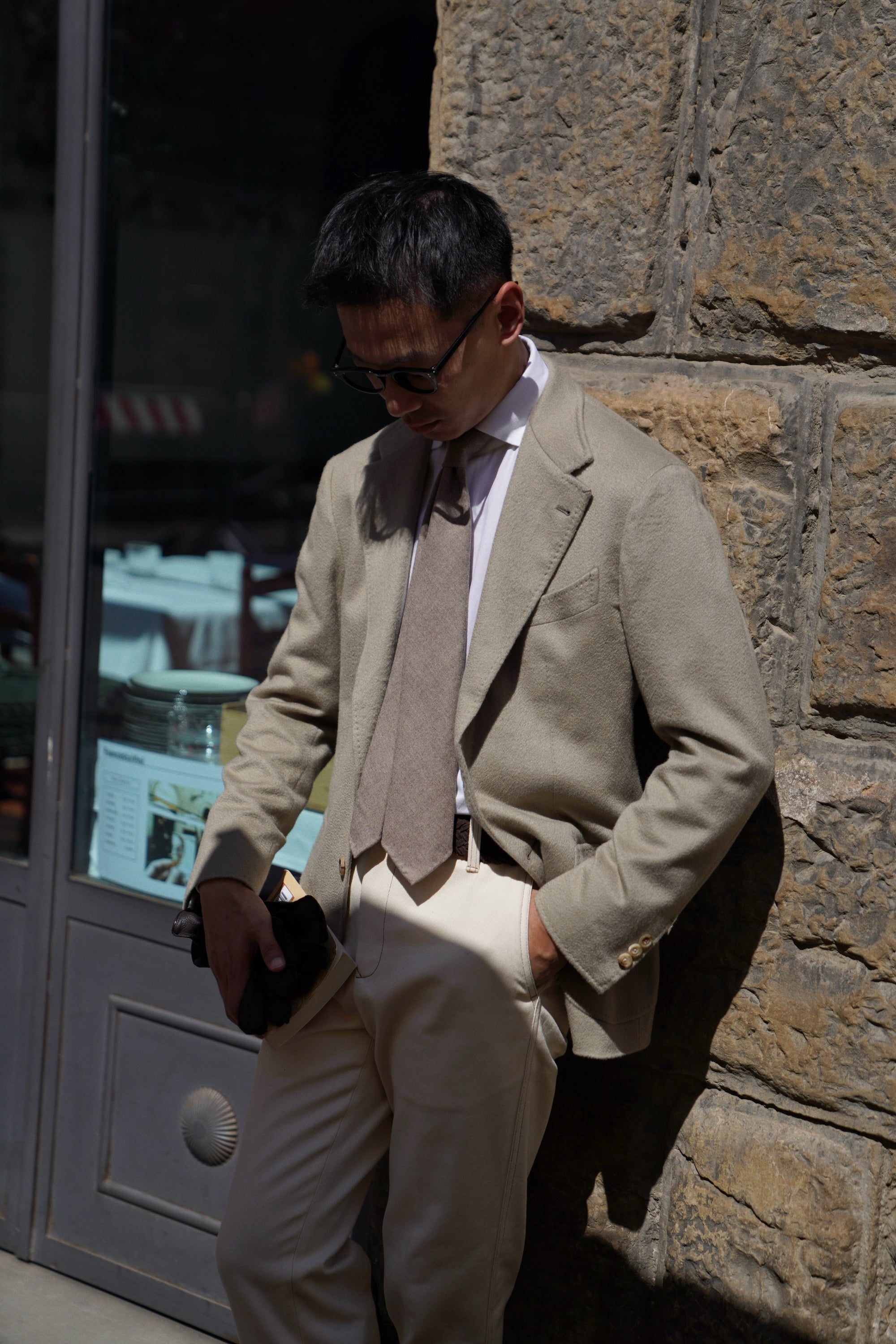 MTO Light Olive Cashmere Jacket #341