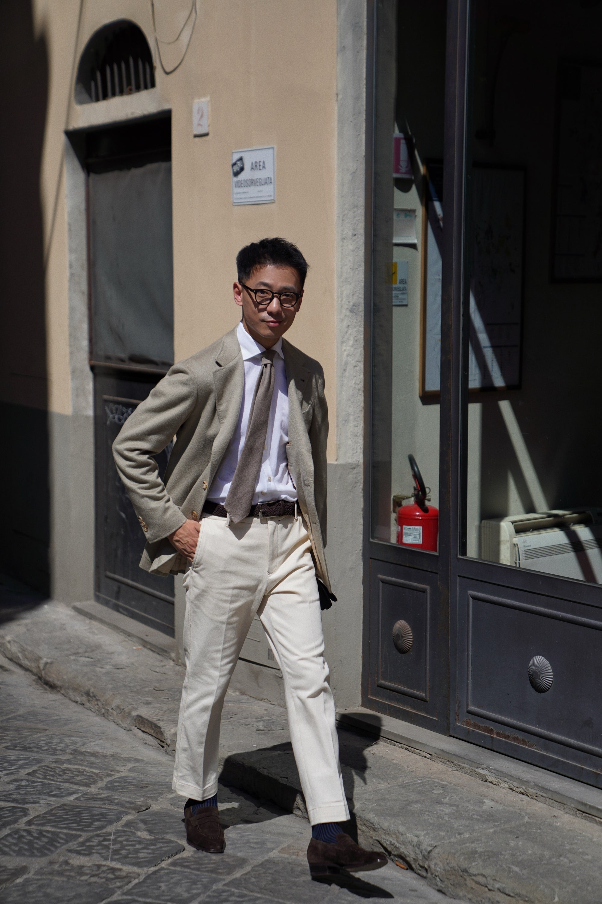 MTO Light Olive Cashmere Jacket #341