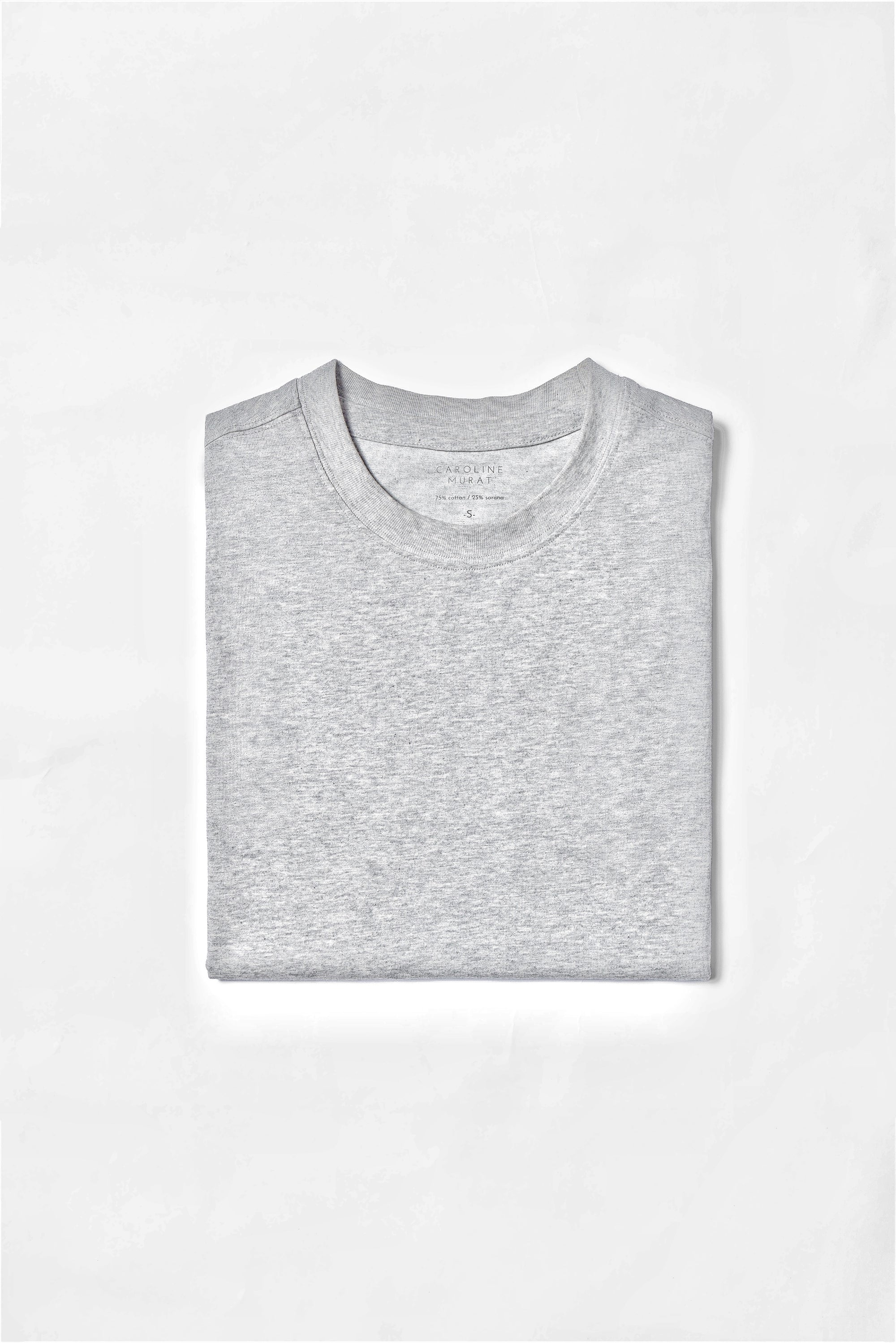 Cotton Blending Short Sleeve Crew Neck