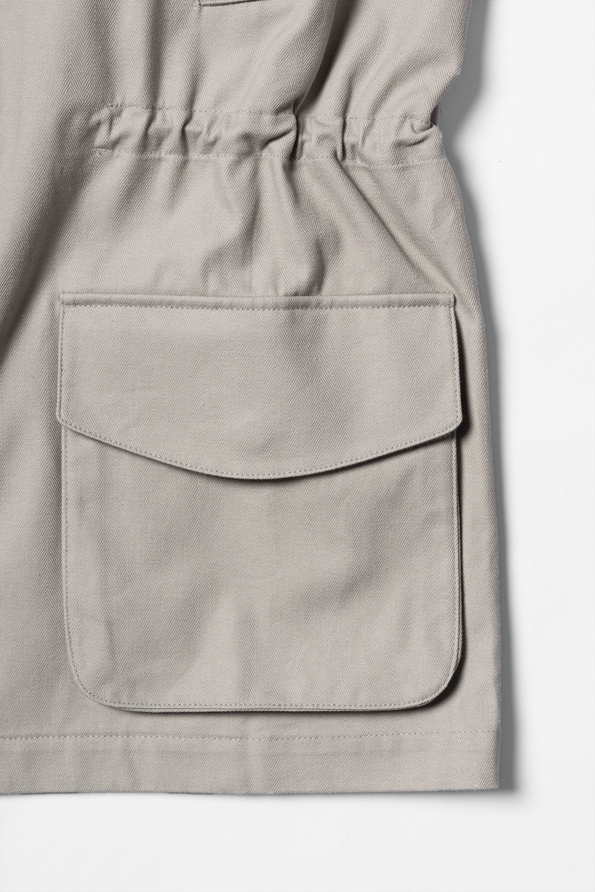 Stone Herringbone Cotton Hunting Jacket