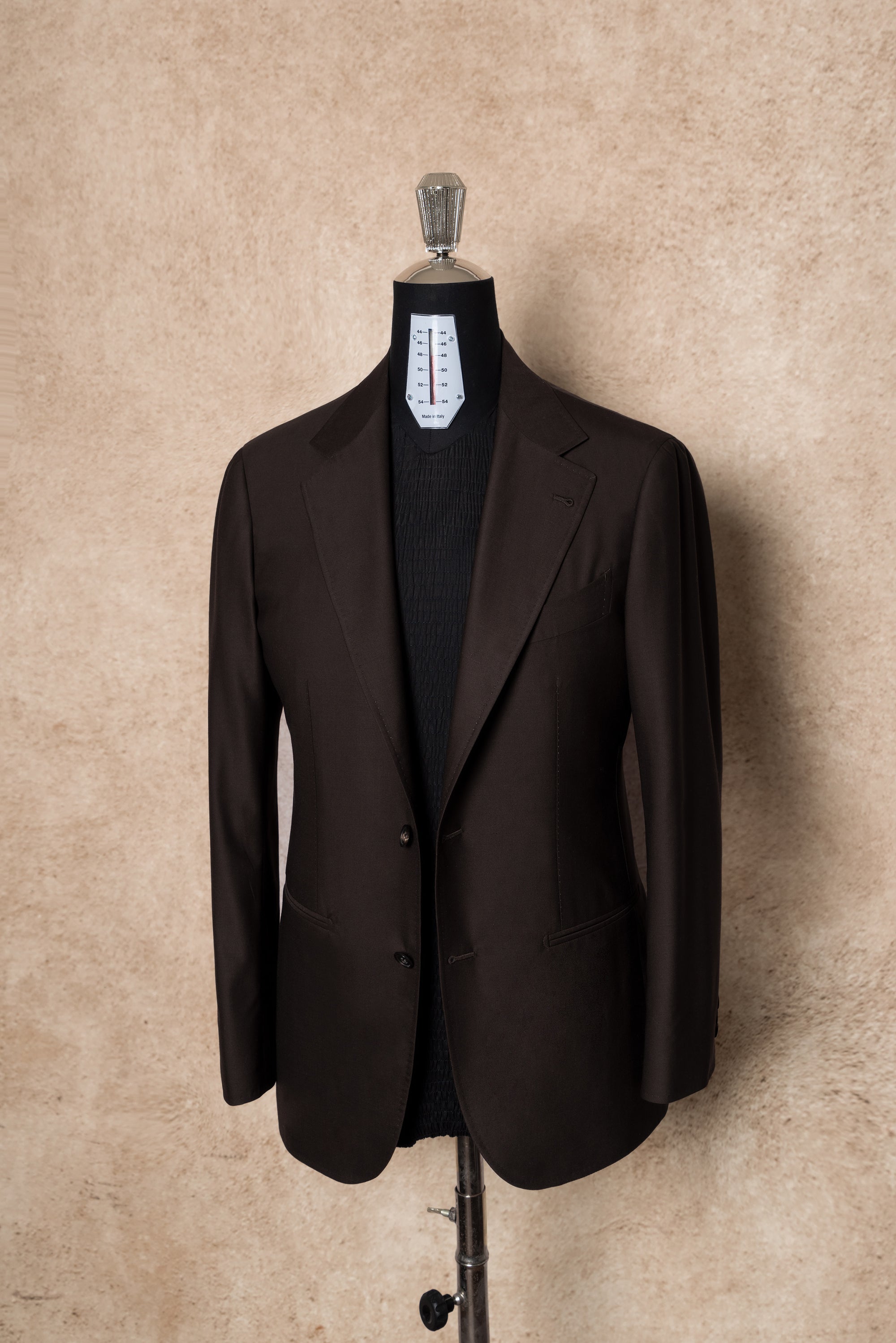 Chocolate Cashmere Wool Suit #290