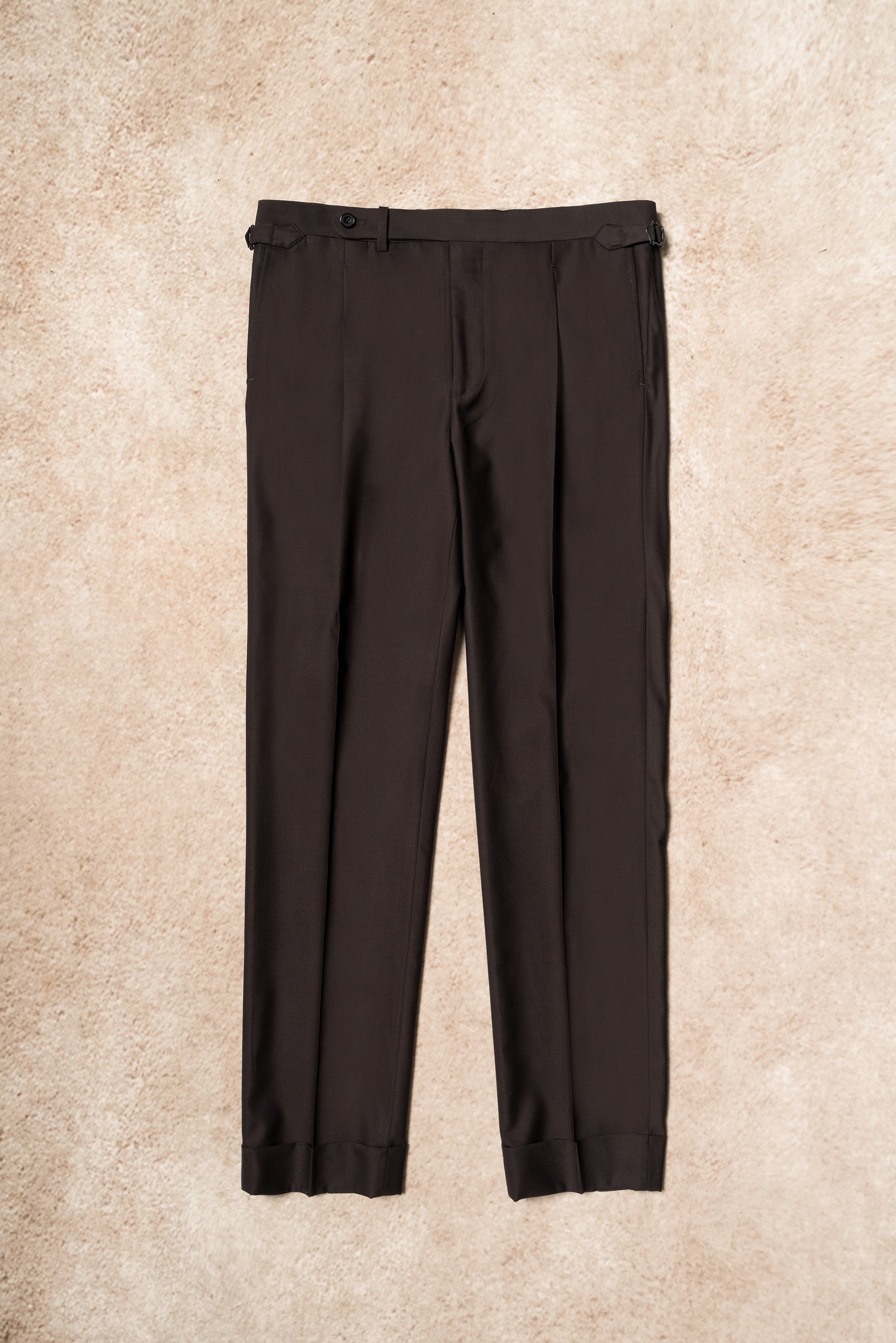 Chocolate Cashmere Wool Suit #290