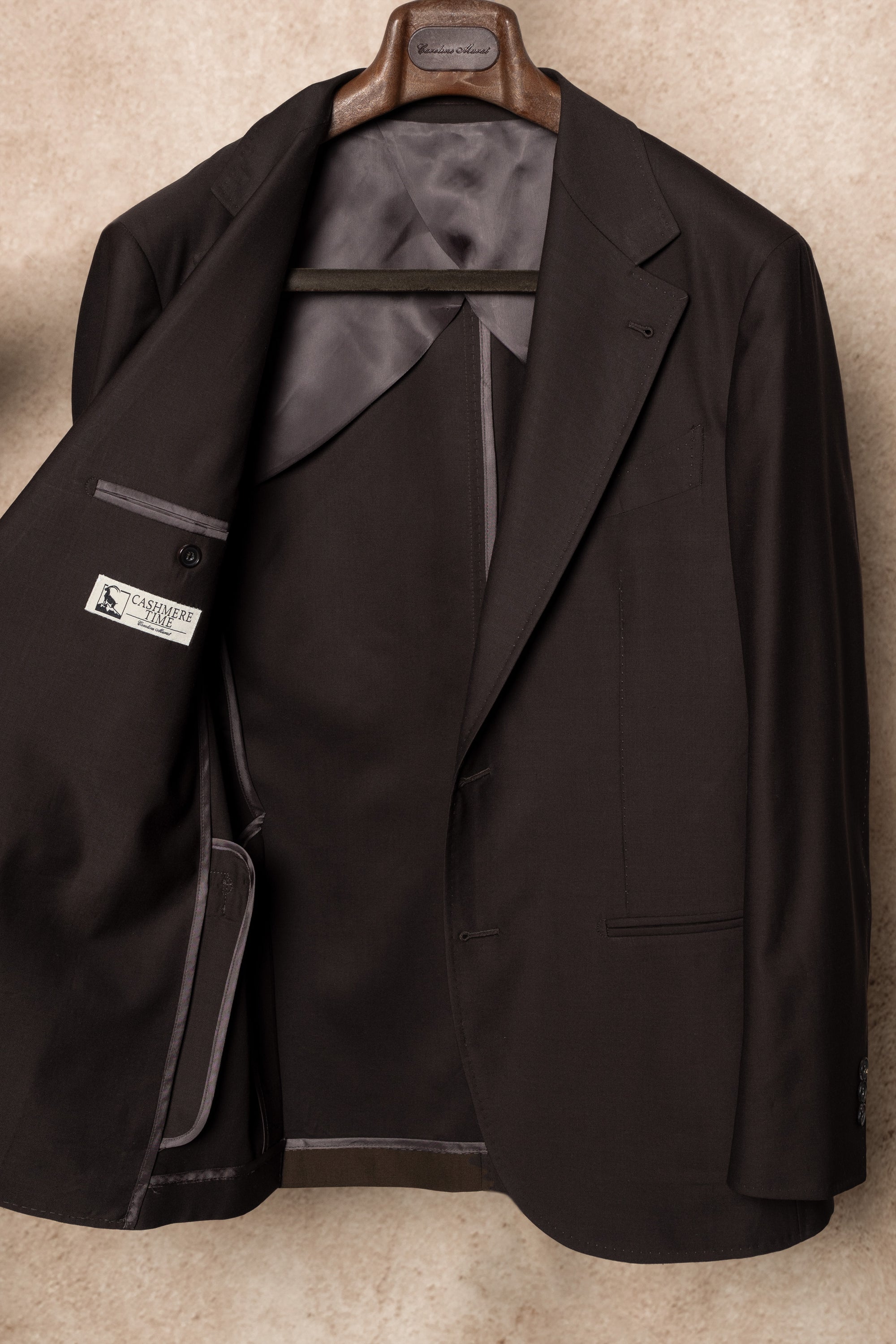 Chocolate Cashmere Wool Suit #290