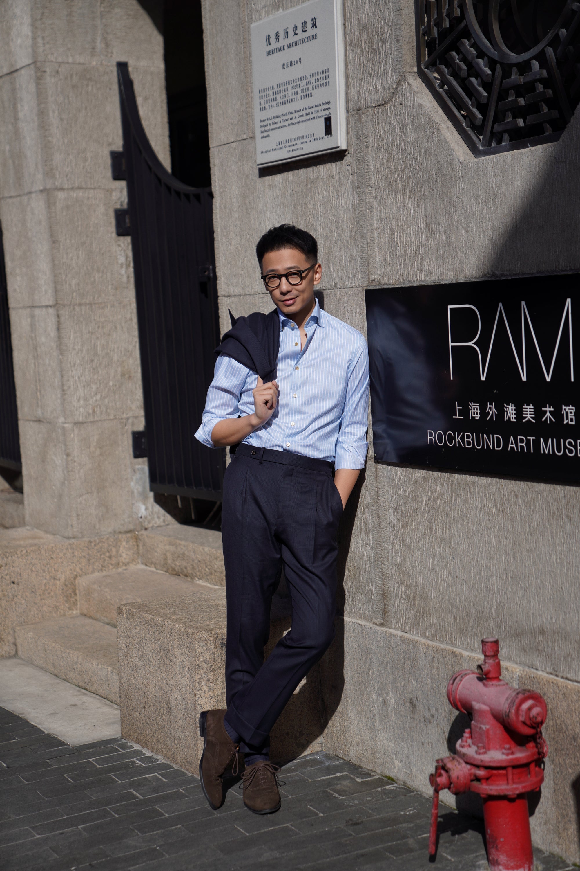 MTO Hand-stitched Stripe Shirt