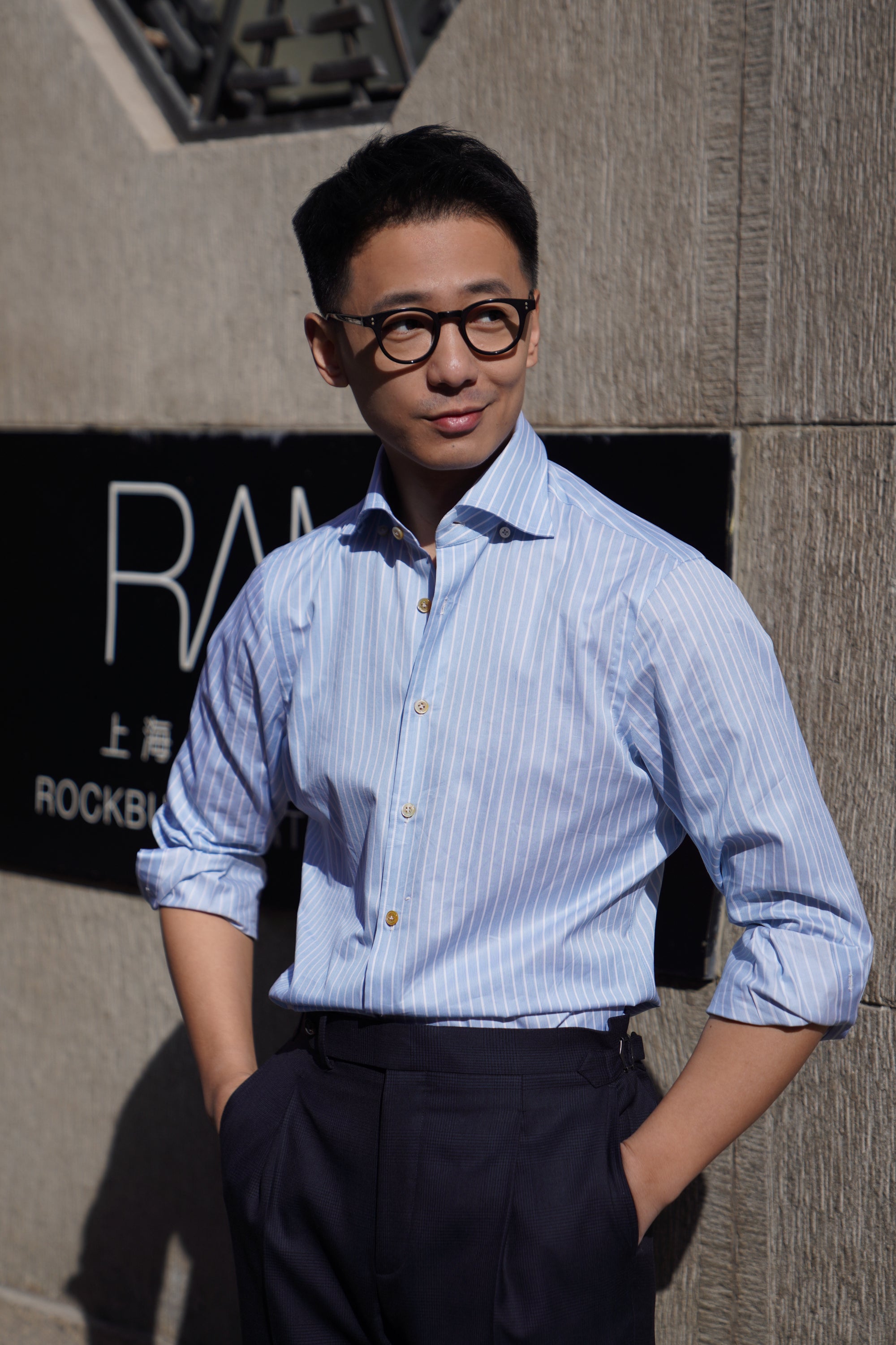 MTO Hand-stitched Stripe Shirt