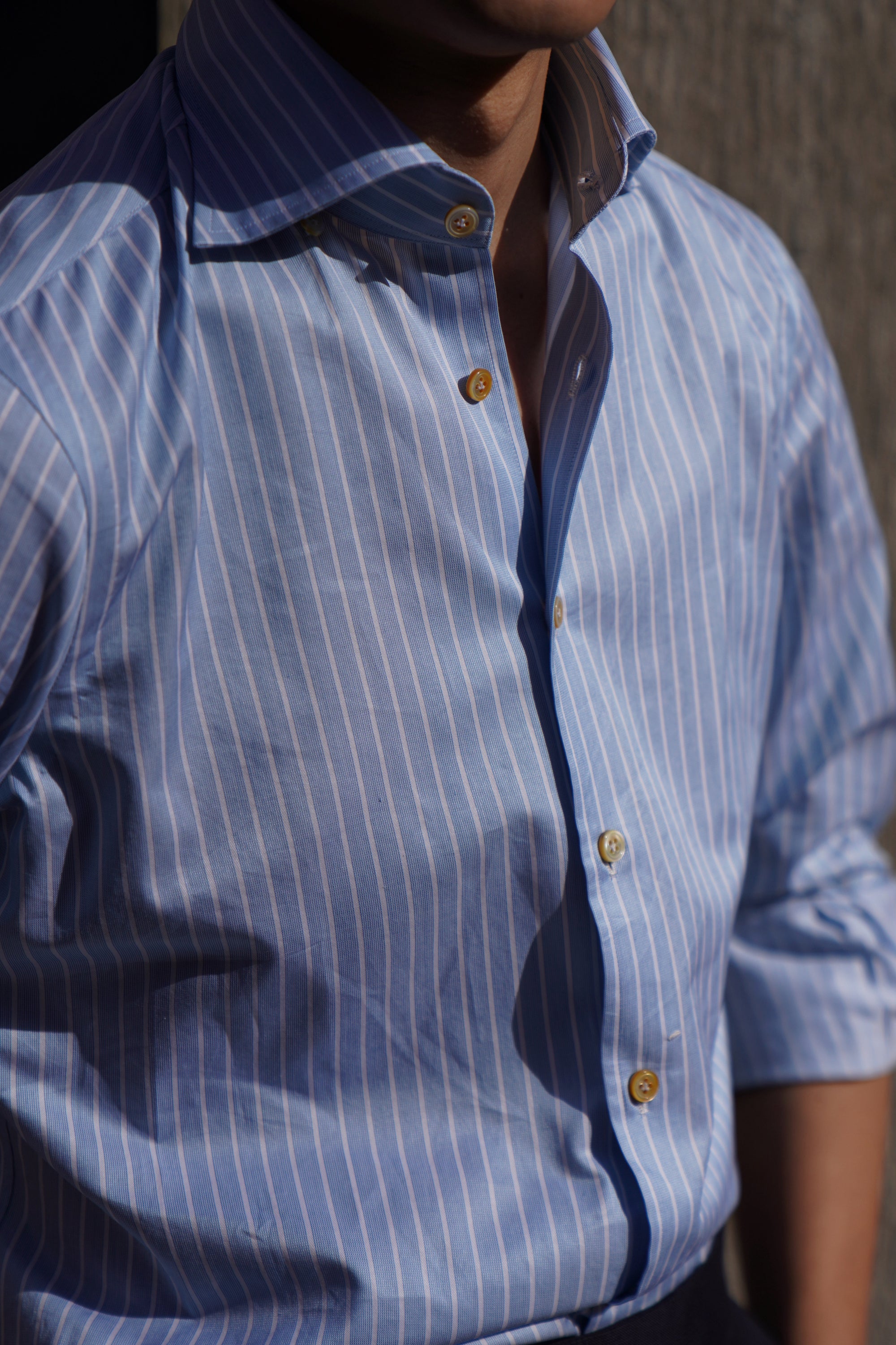MTO Hand-stitched Stripe Shirt