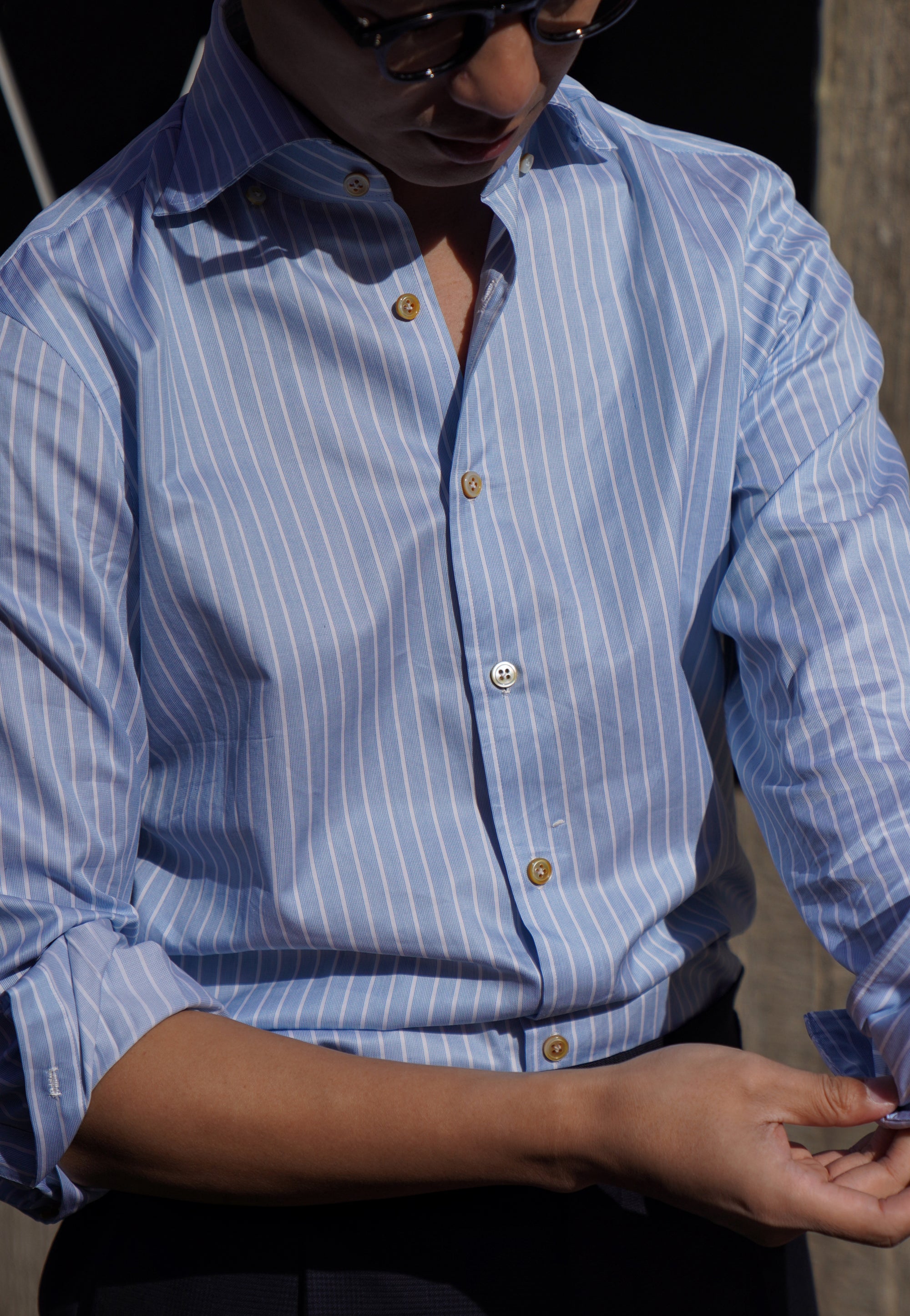 MTO Hand-stitched Stripe Shirt