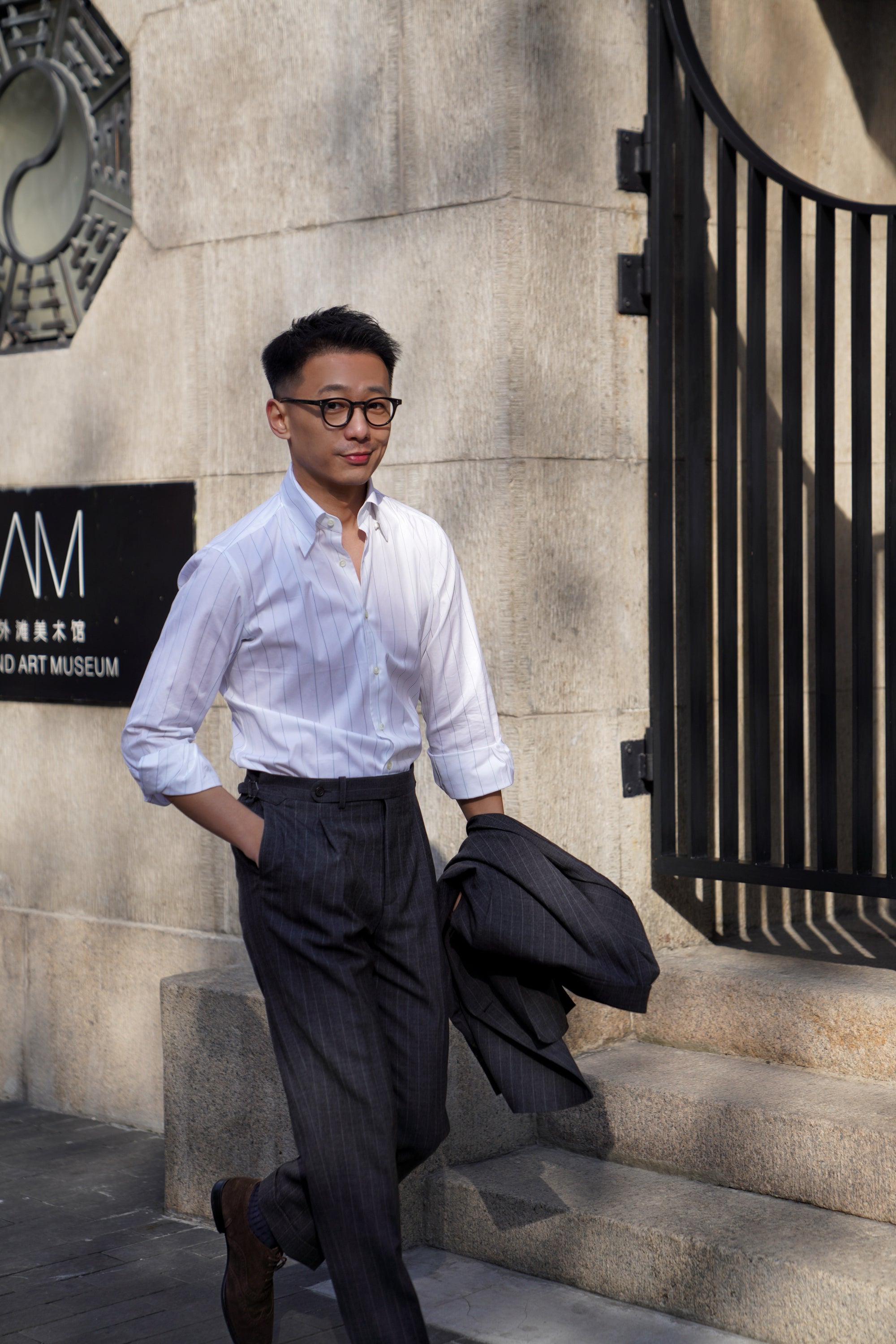 MTO Wide Stripe Shirt