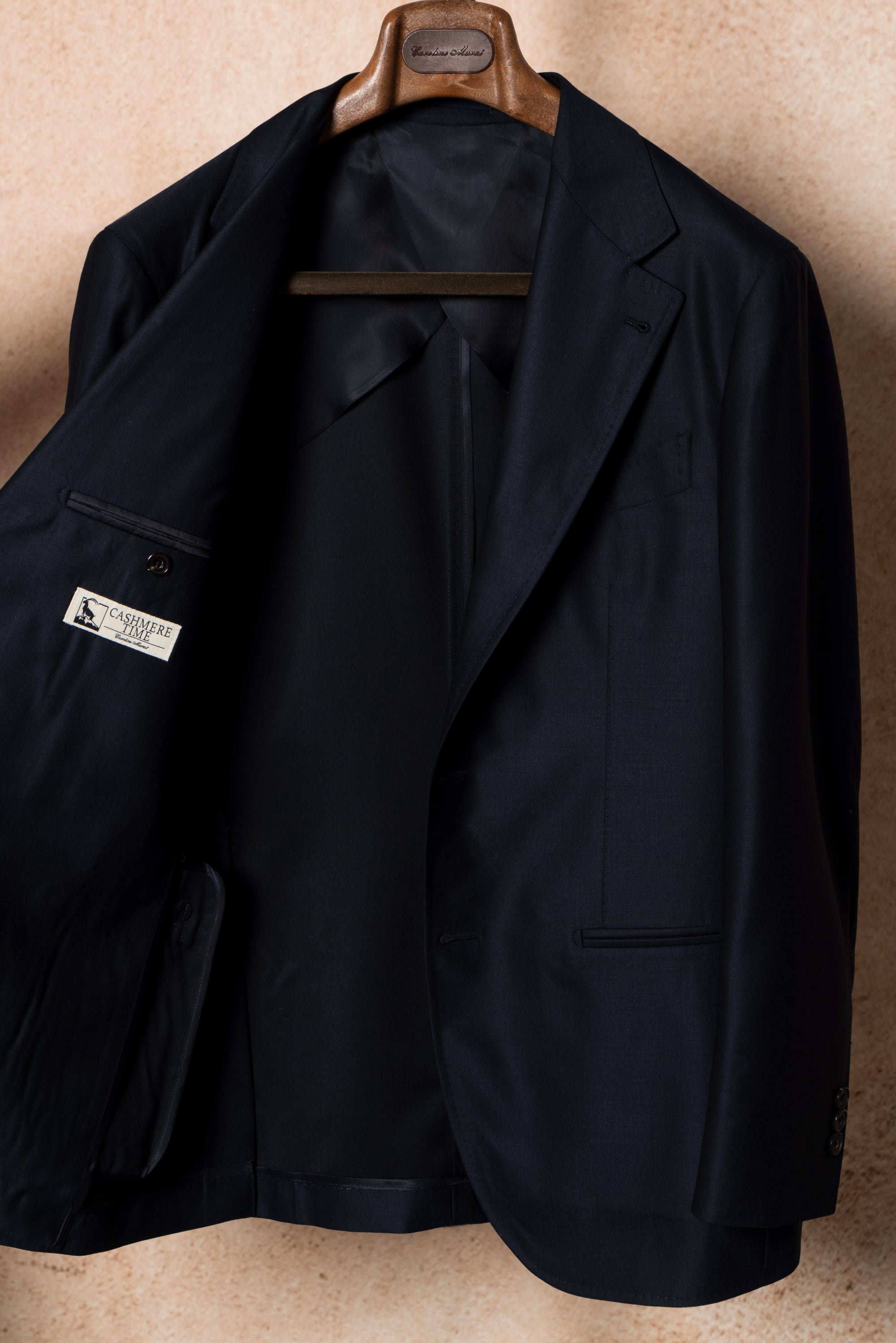 Dark Navy Cashmere Wool Suit #289